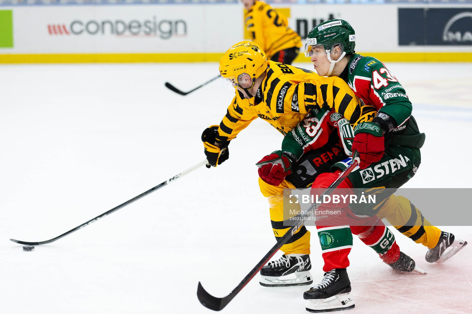 Skellefteås Max Lindholm och Frölundas Tom Nilsson