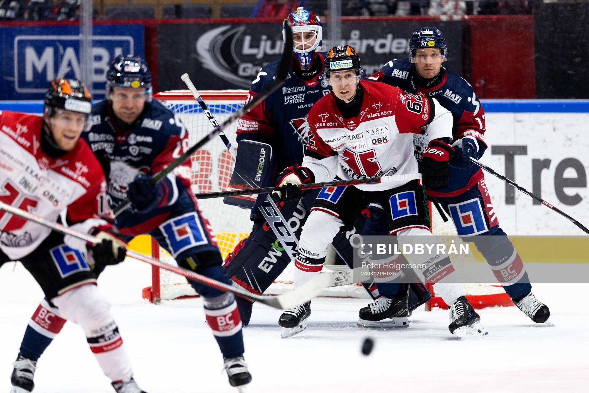 Örebros Robert Leino och Linköpings Sebastian Strandberg