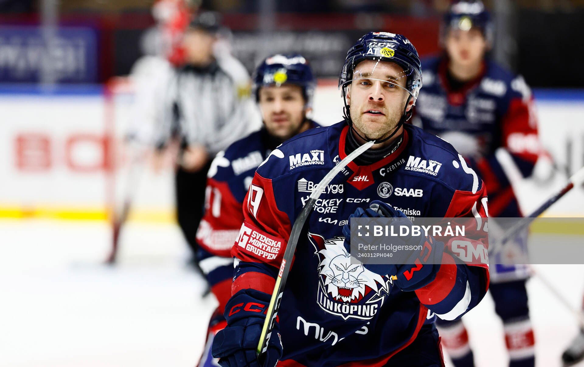 Linköpings Patrick Russell jublar