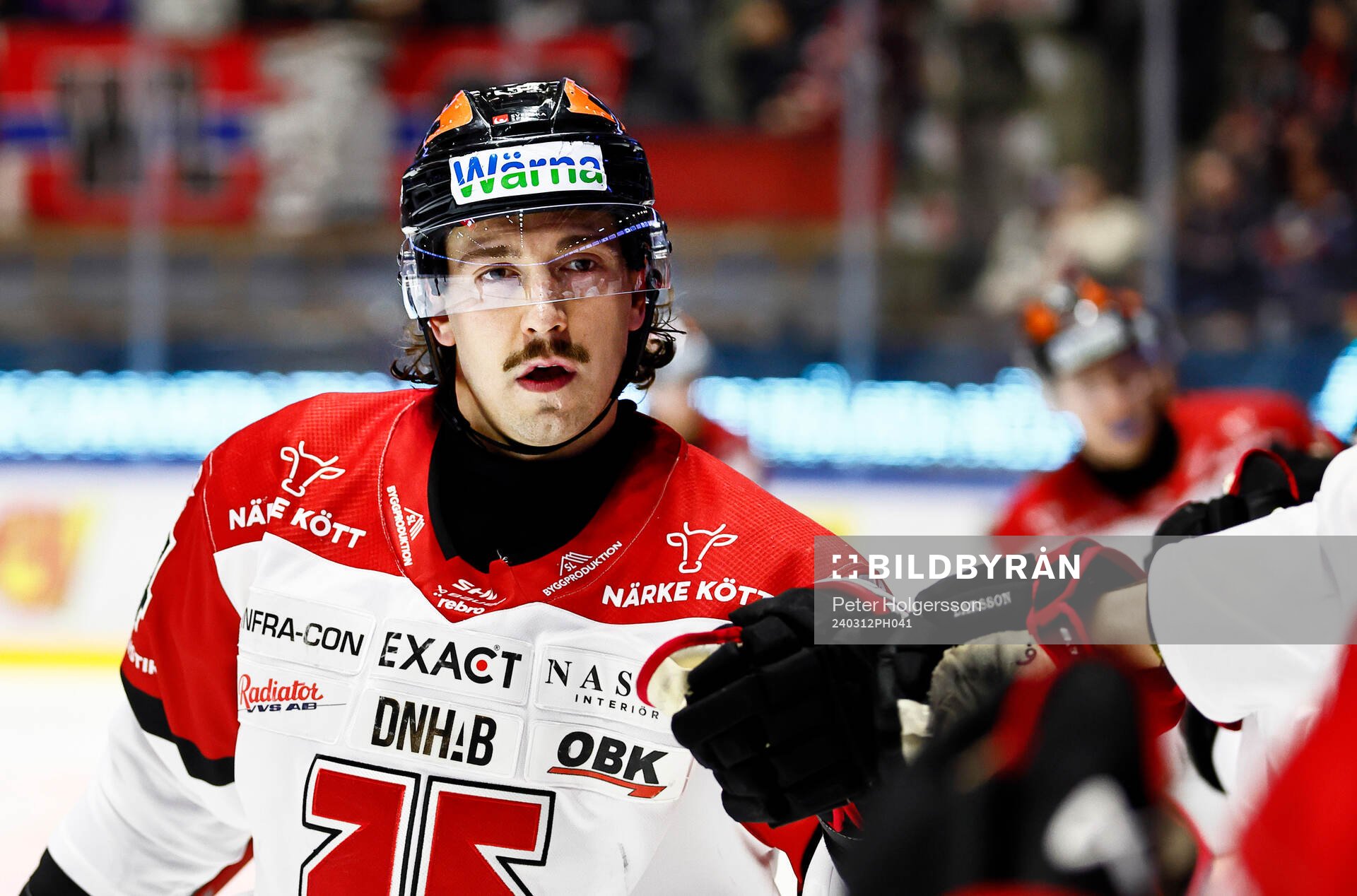 Örebros Hannes Björninen jublar
