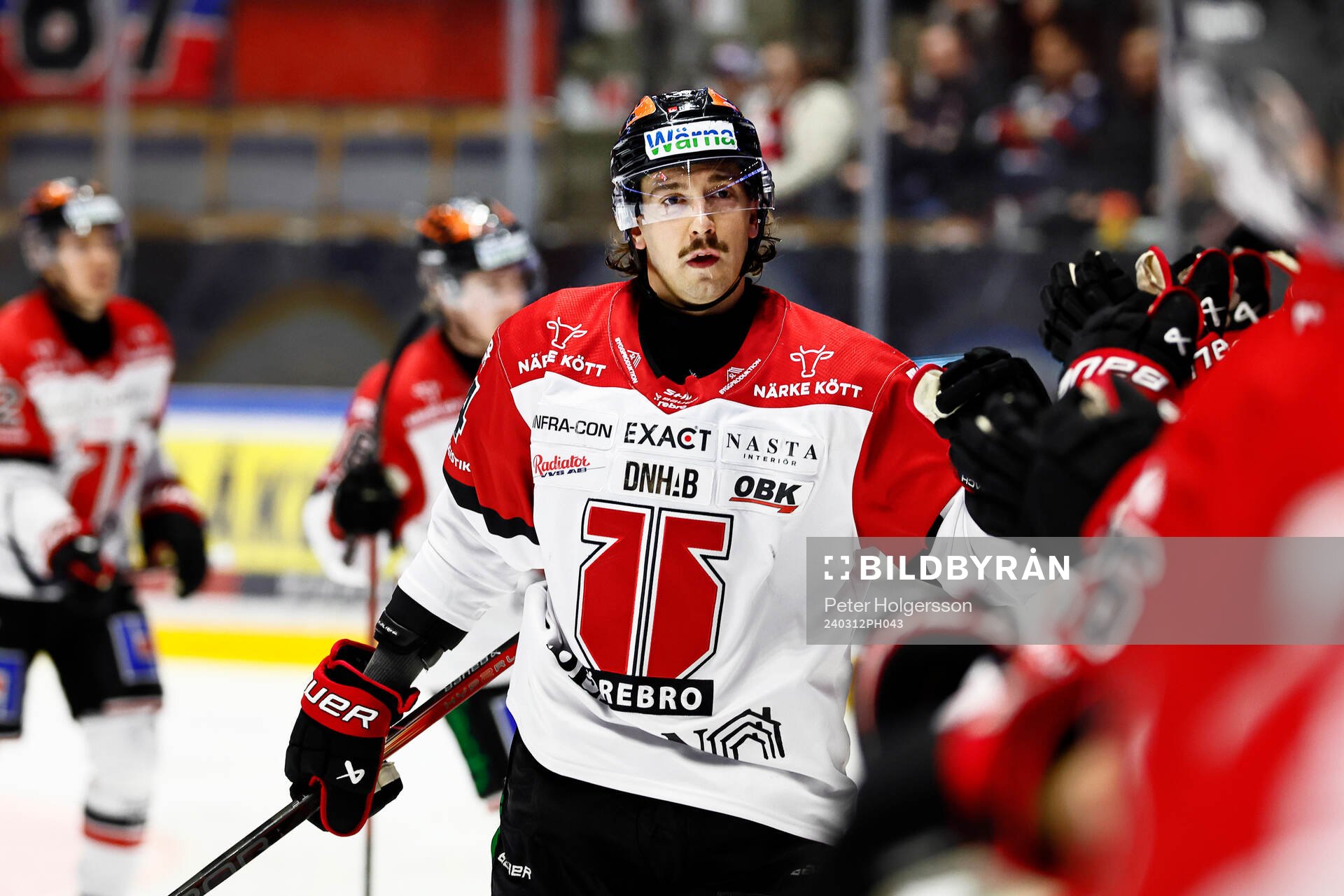 Örebros Hannes Björninen jublar
