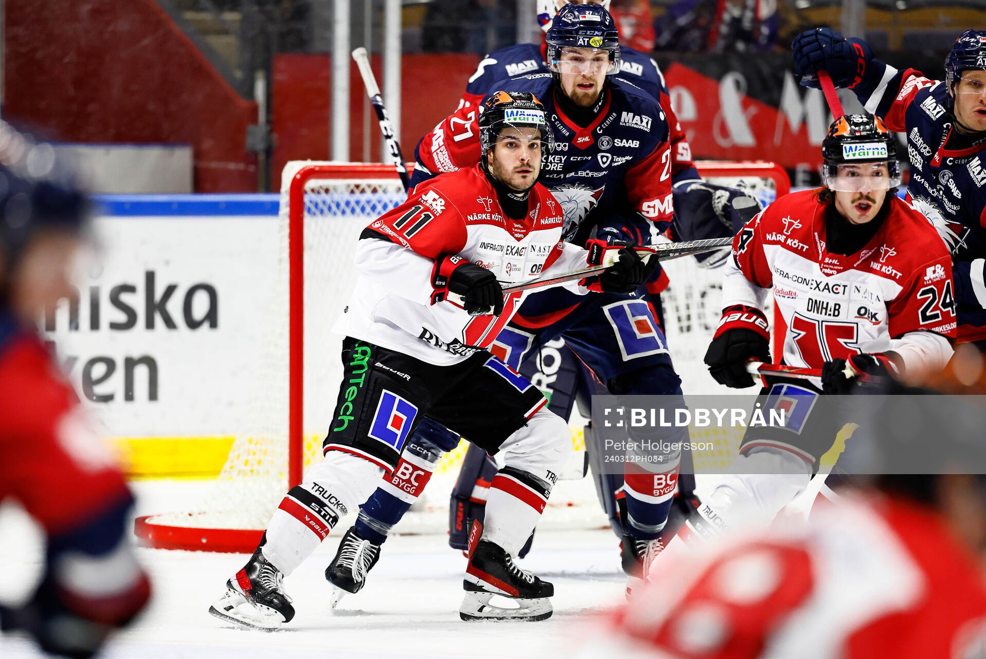 Linköpings William Worge Kreü, Örebros Danick Martel och