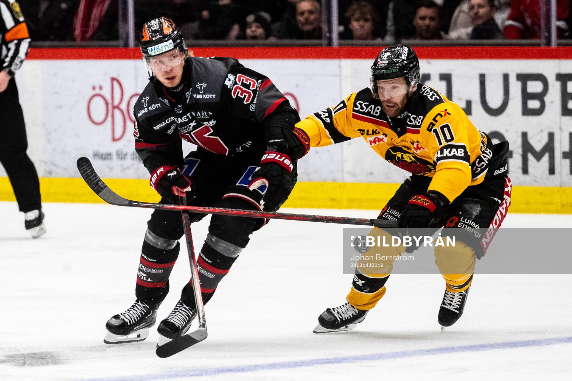 Örebros Christopher Mastomäki och Luleås Einar