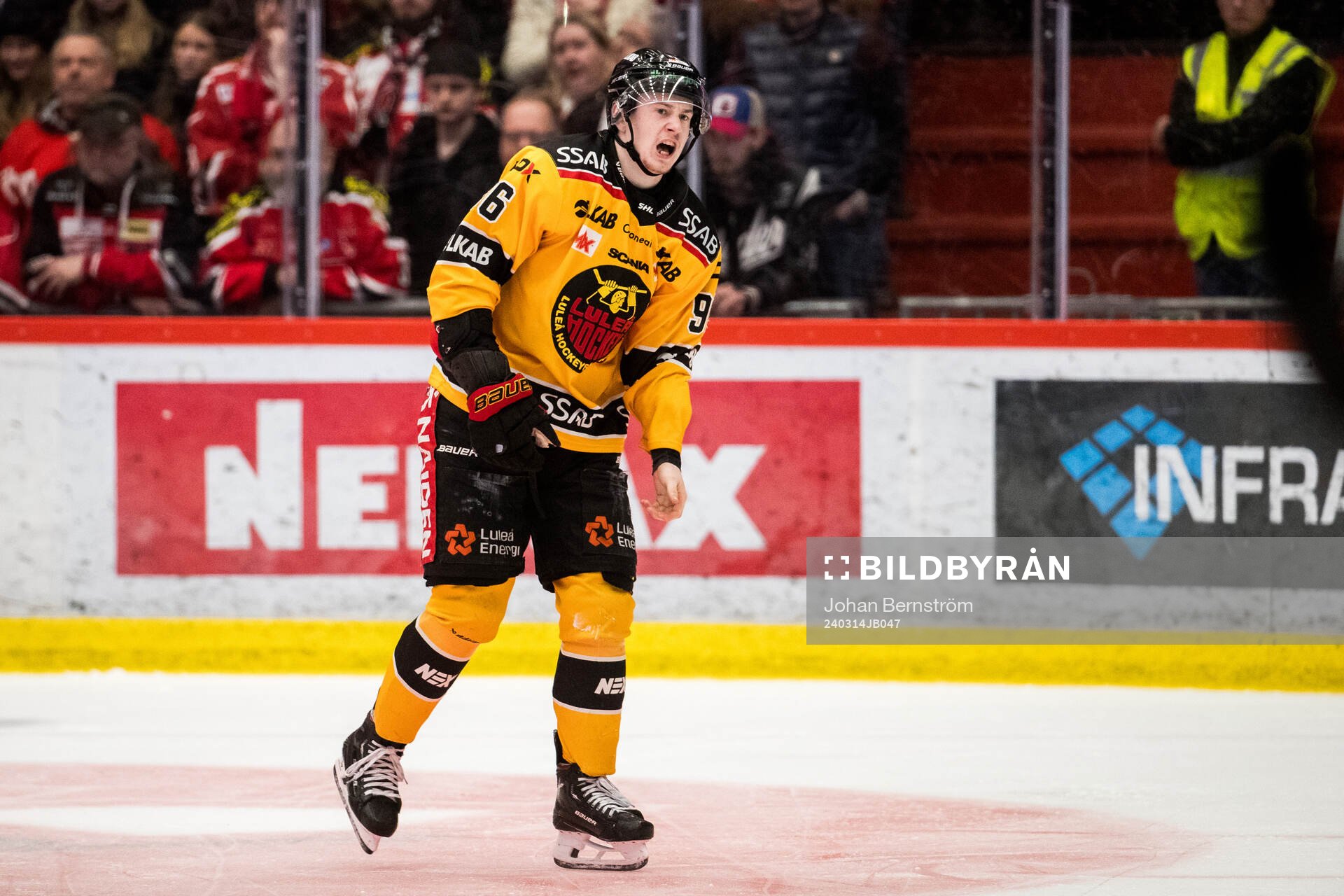 Luleås Pontus Andreasson har ont