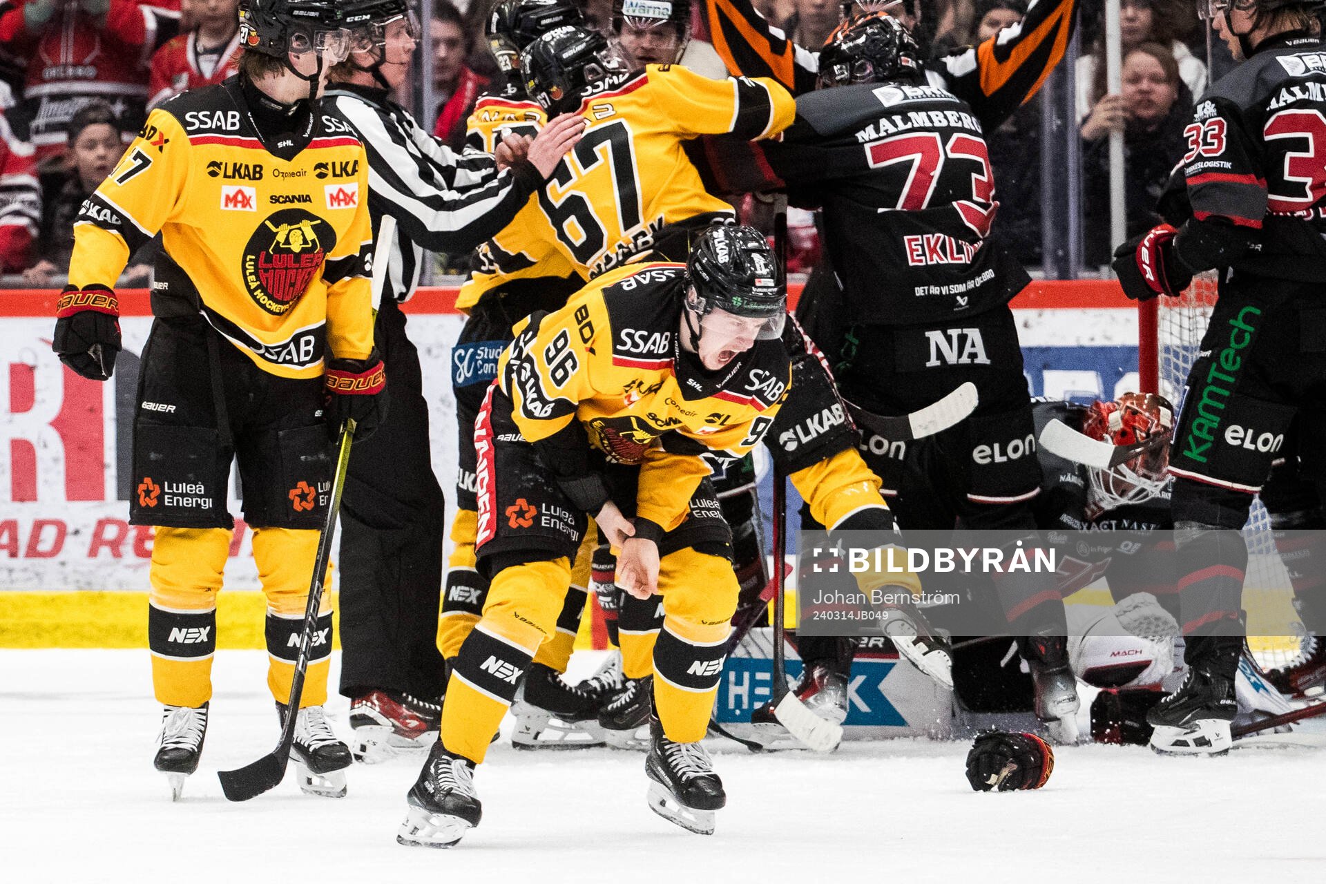 Luleås Pontus Andreasson har ont