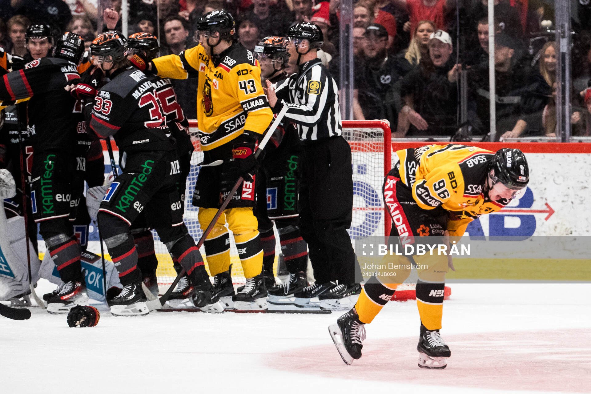 Luleås Pontus Andreasson har ont