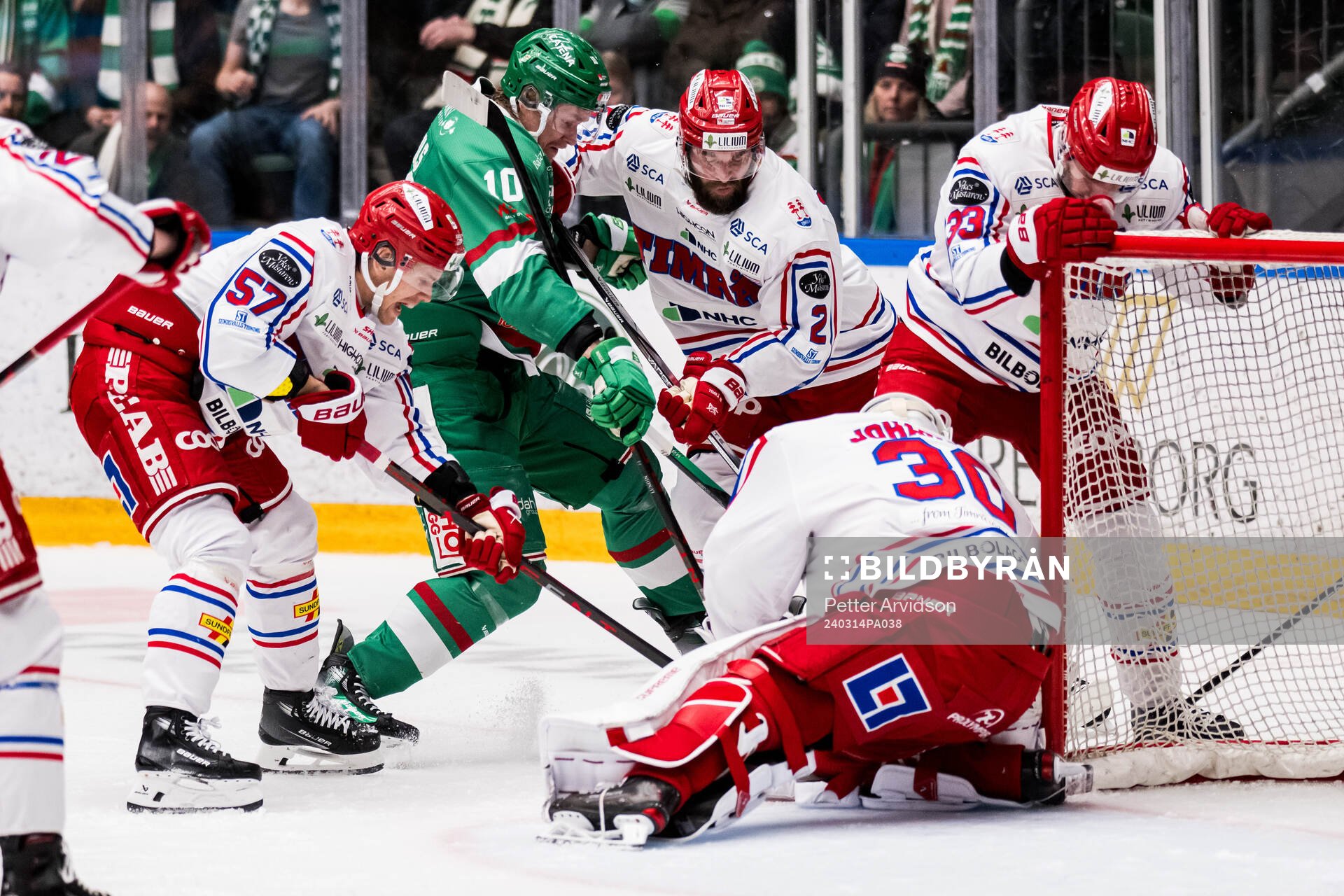Rögles Rodrigo Abols mot Timrås Anton Wedin, Per