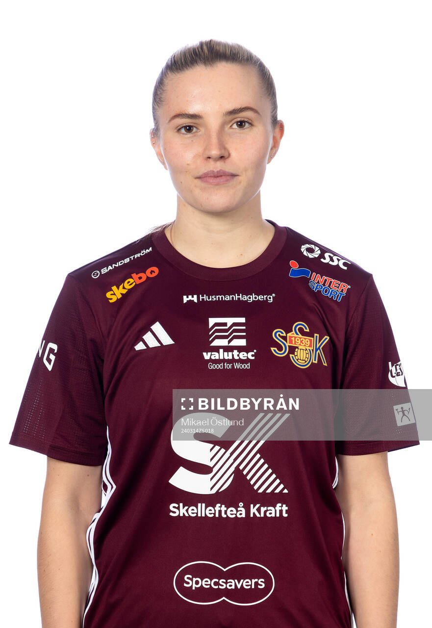Sunnanås Lisa Sjögren poserar för ett porträtt den 14 mars 2024 i Skellefteå.
