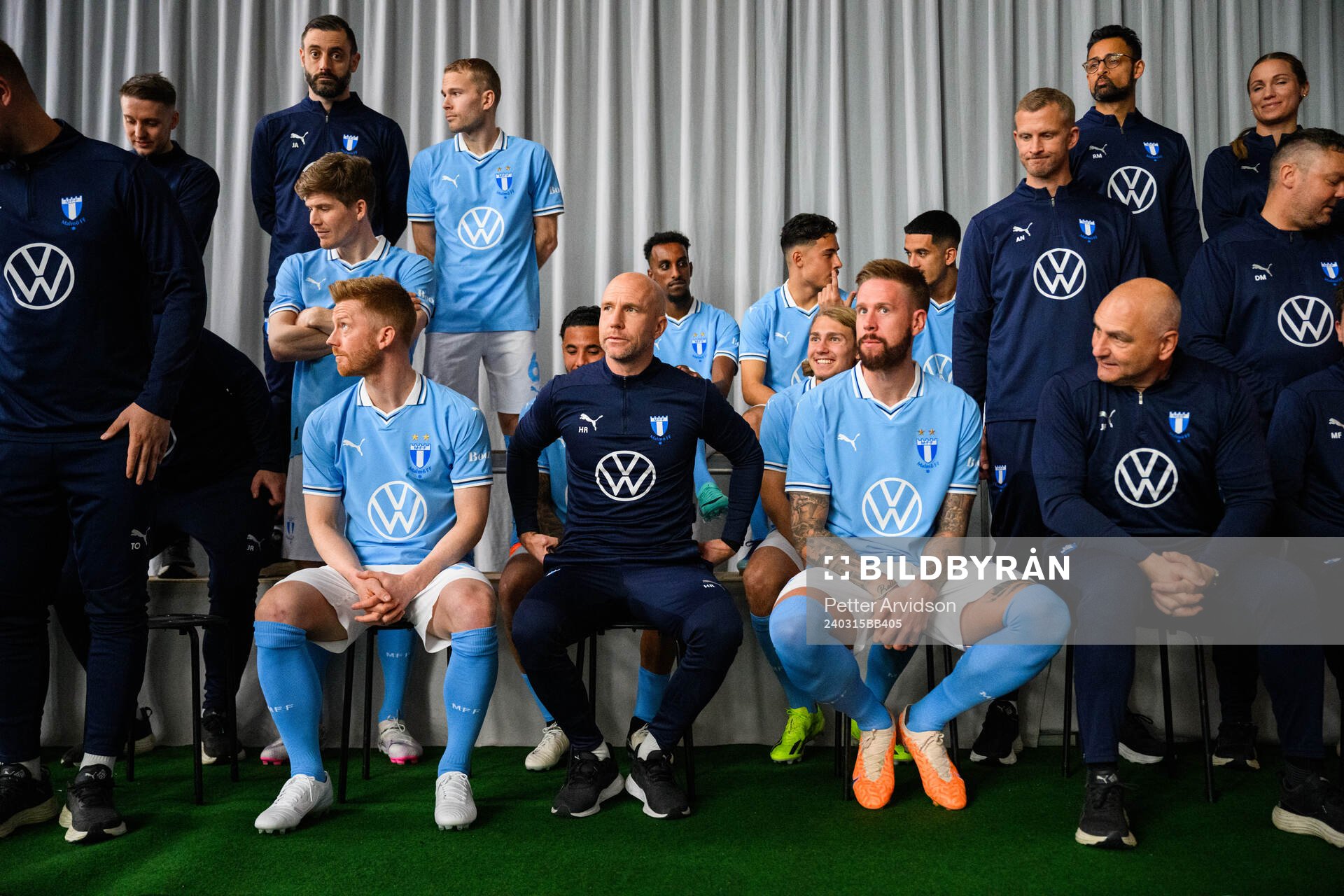 Anders Christiansen, tränare Henrik Rydström och Pontus