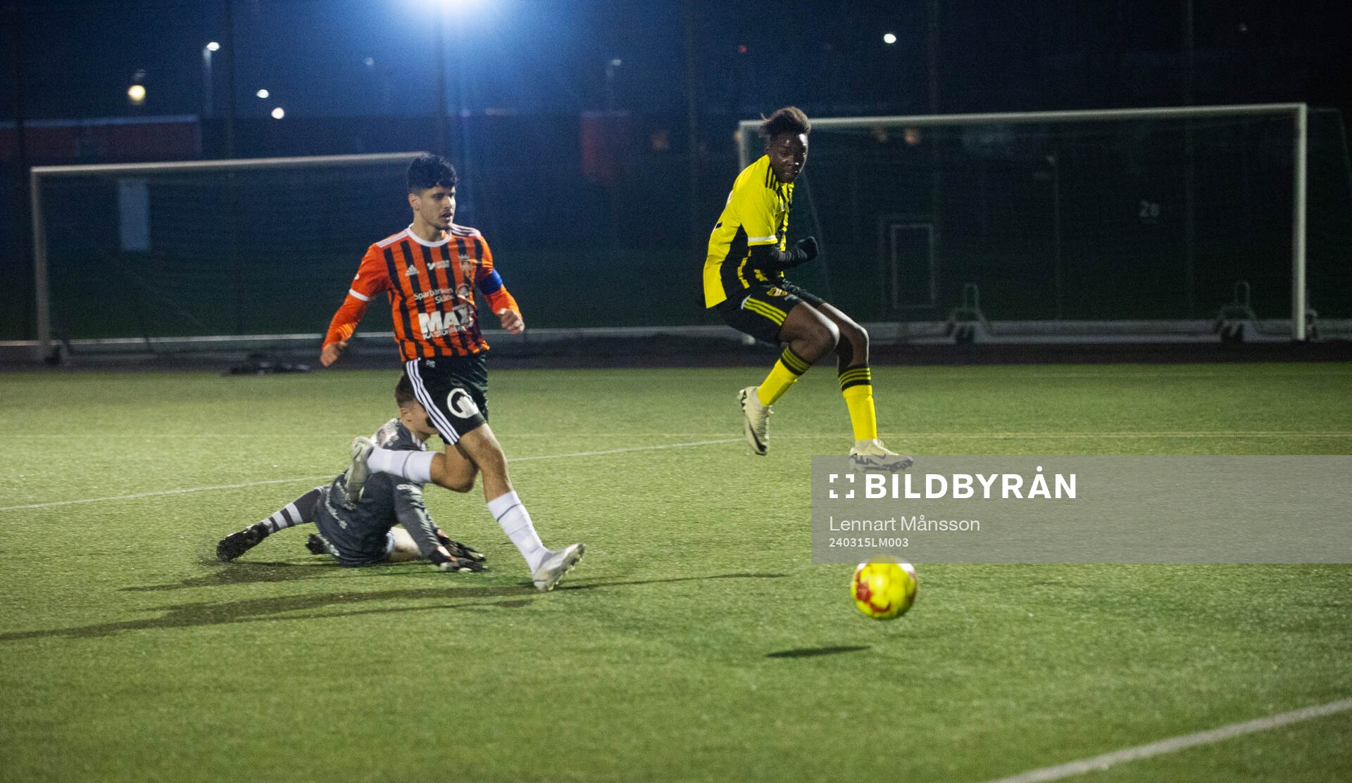 i matchen i DM för juniorer U19 mellan IFK Hässleholm och