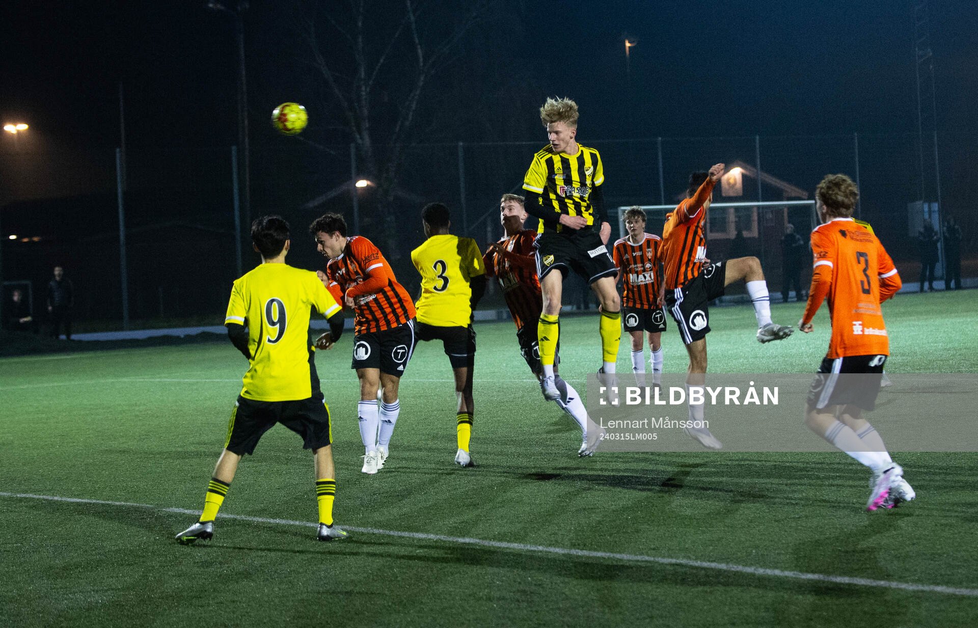 i matchen i DM för juniorer U19 mellan IFK Hässleholm och