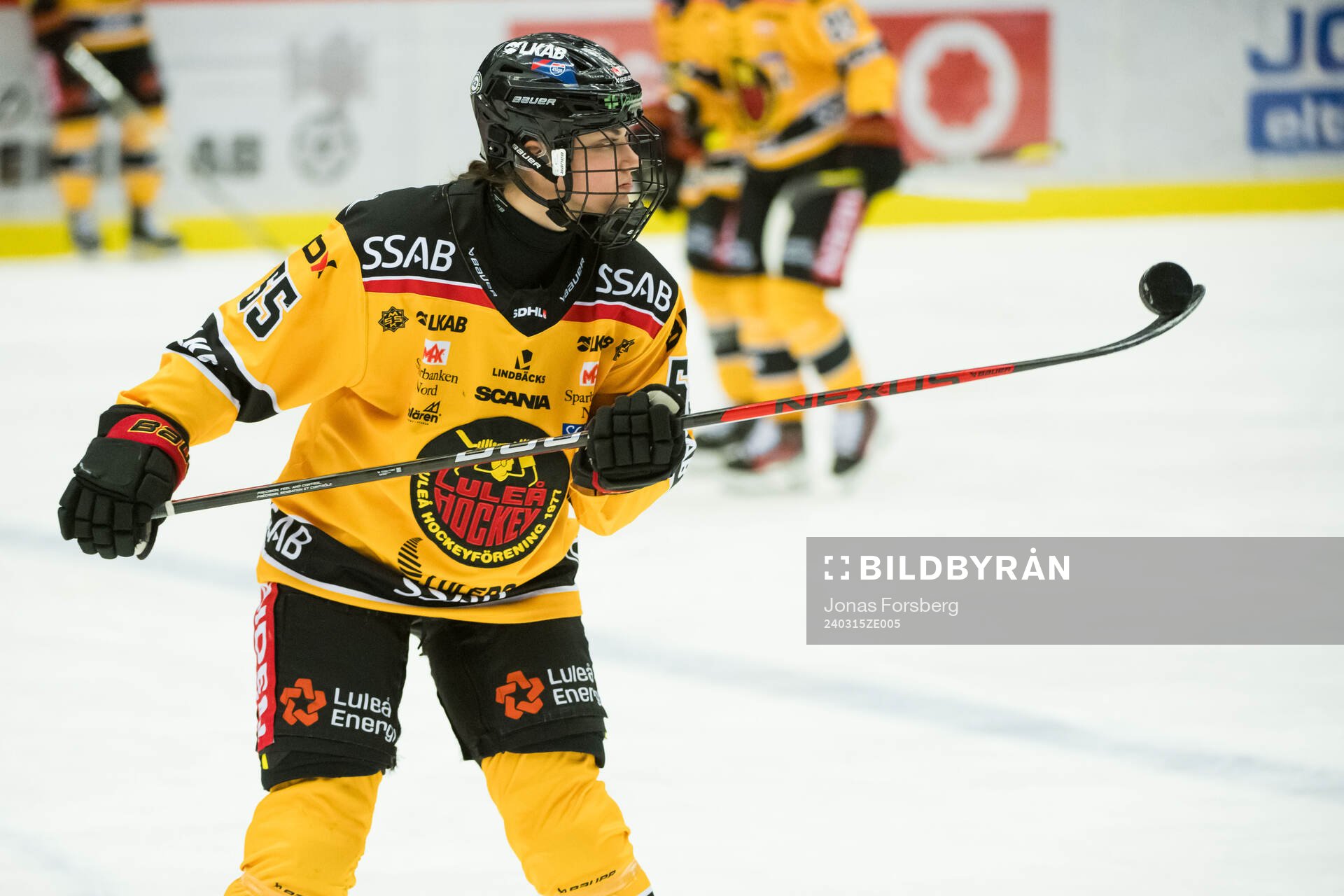 Luleås Daniela Pejsova innan final ett i SDHL mellan Modo
