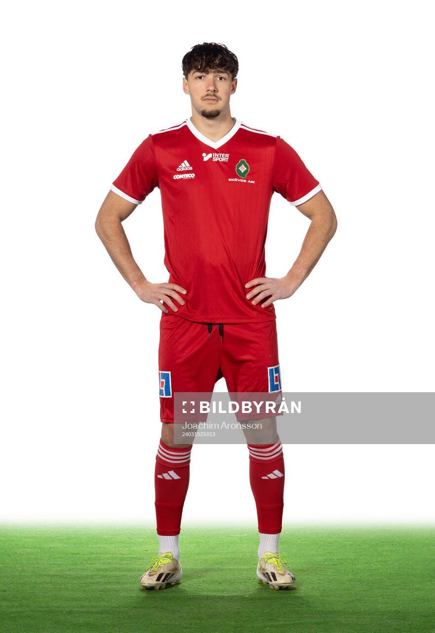 Skövdes Hannes Forsgård poserar för ett porträtt den 15 mars 2024 i Skövde.