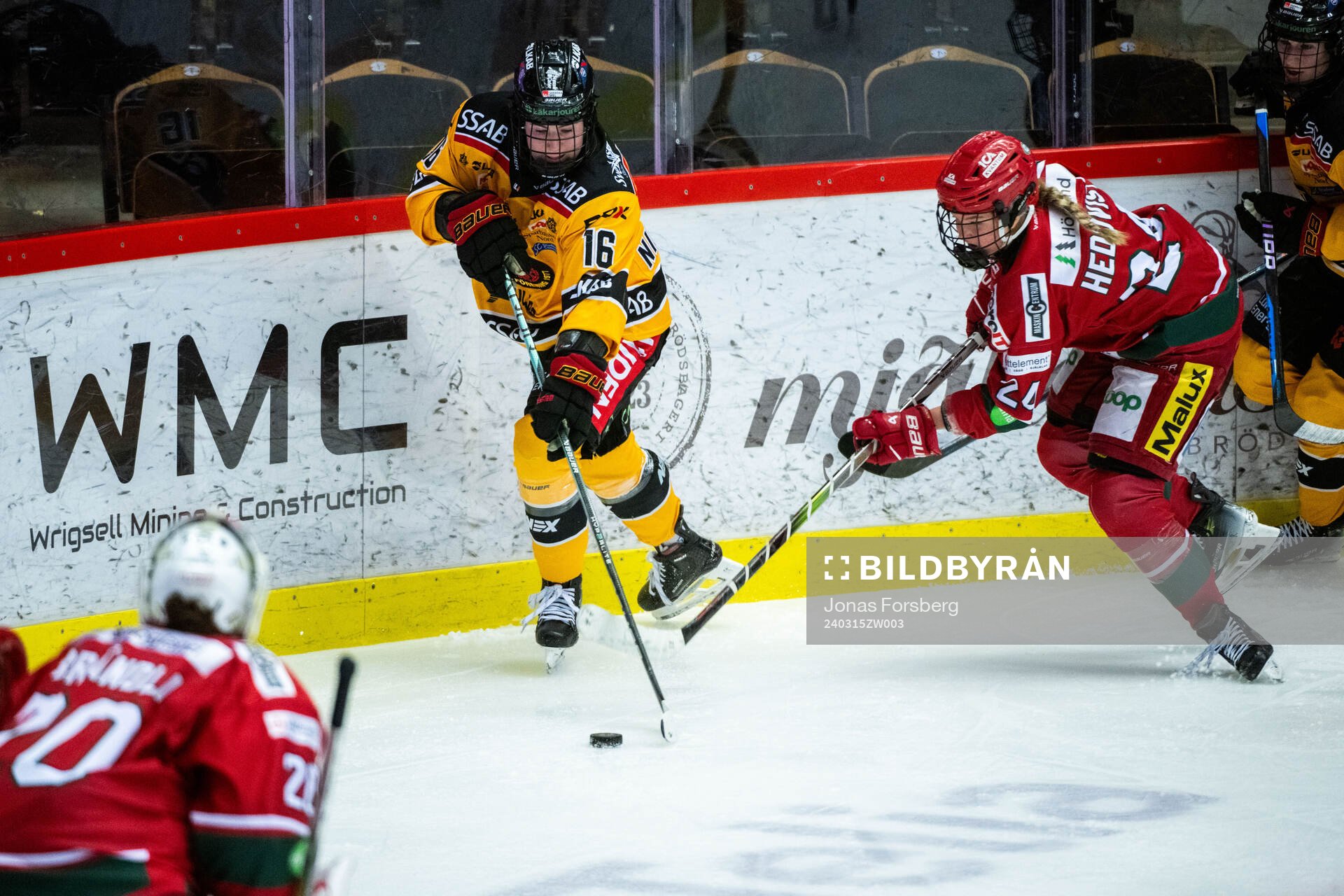 Luleås Petra Nieminen och Modos Ebba Hedqvist