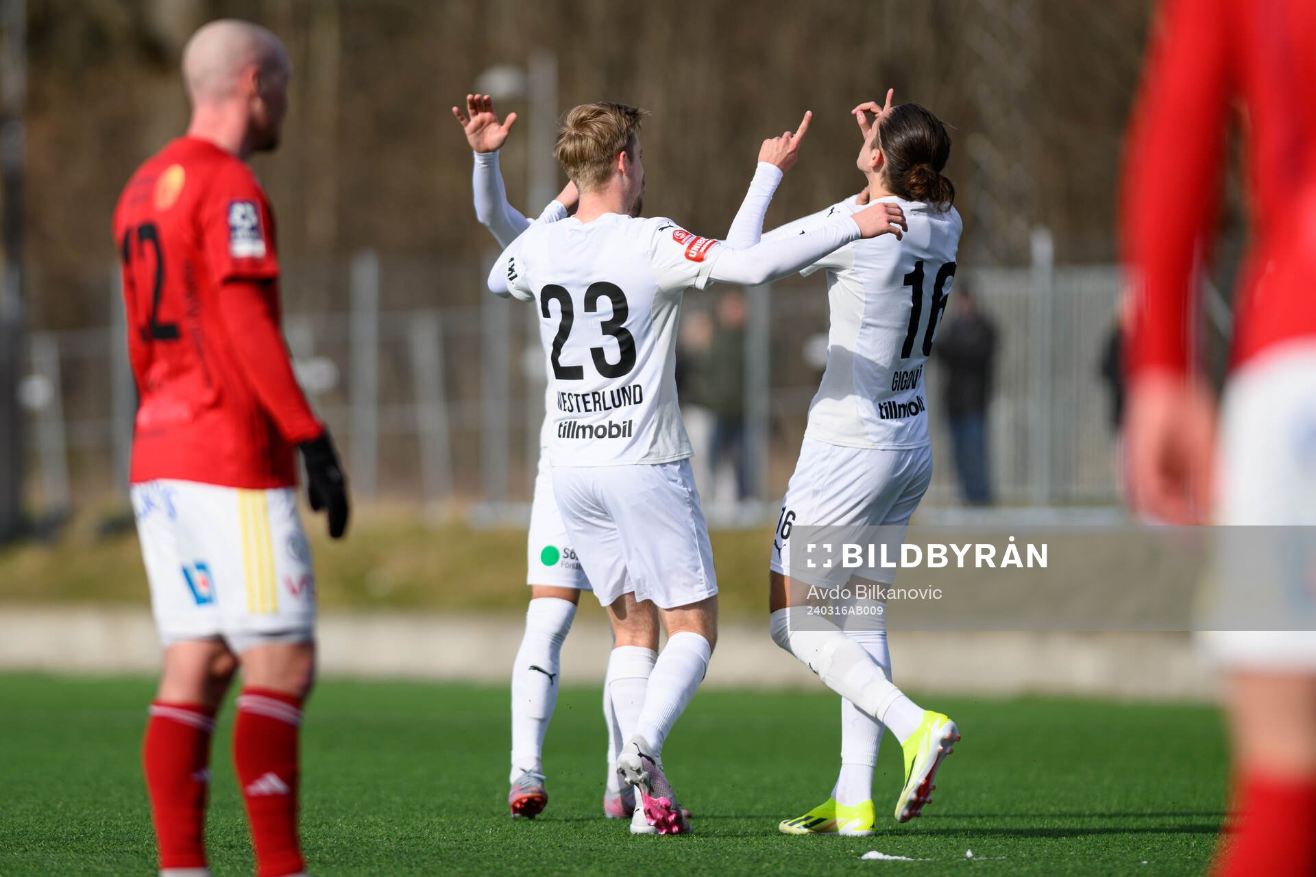 Helsingborgs Ervin Gigovic jublar