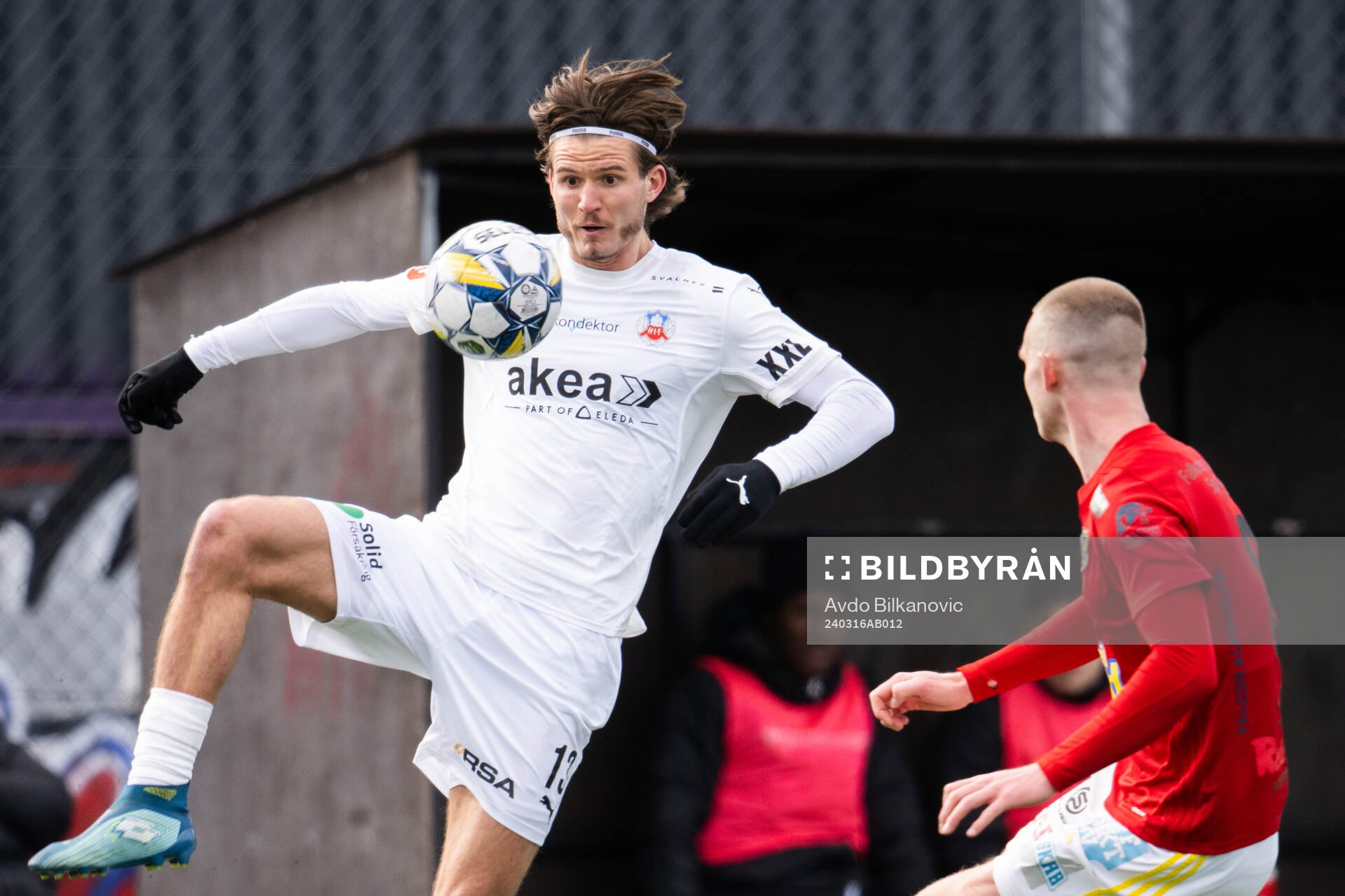 Helsingborgs Wilhelm Loeper och Falkenbergs Nils Bertilsson