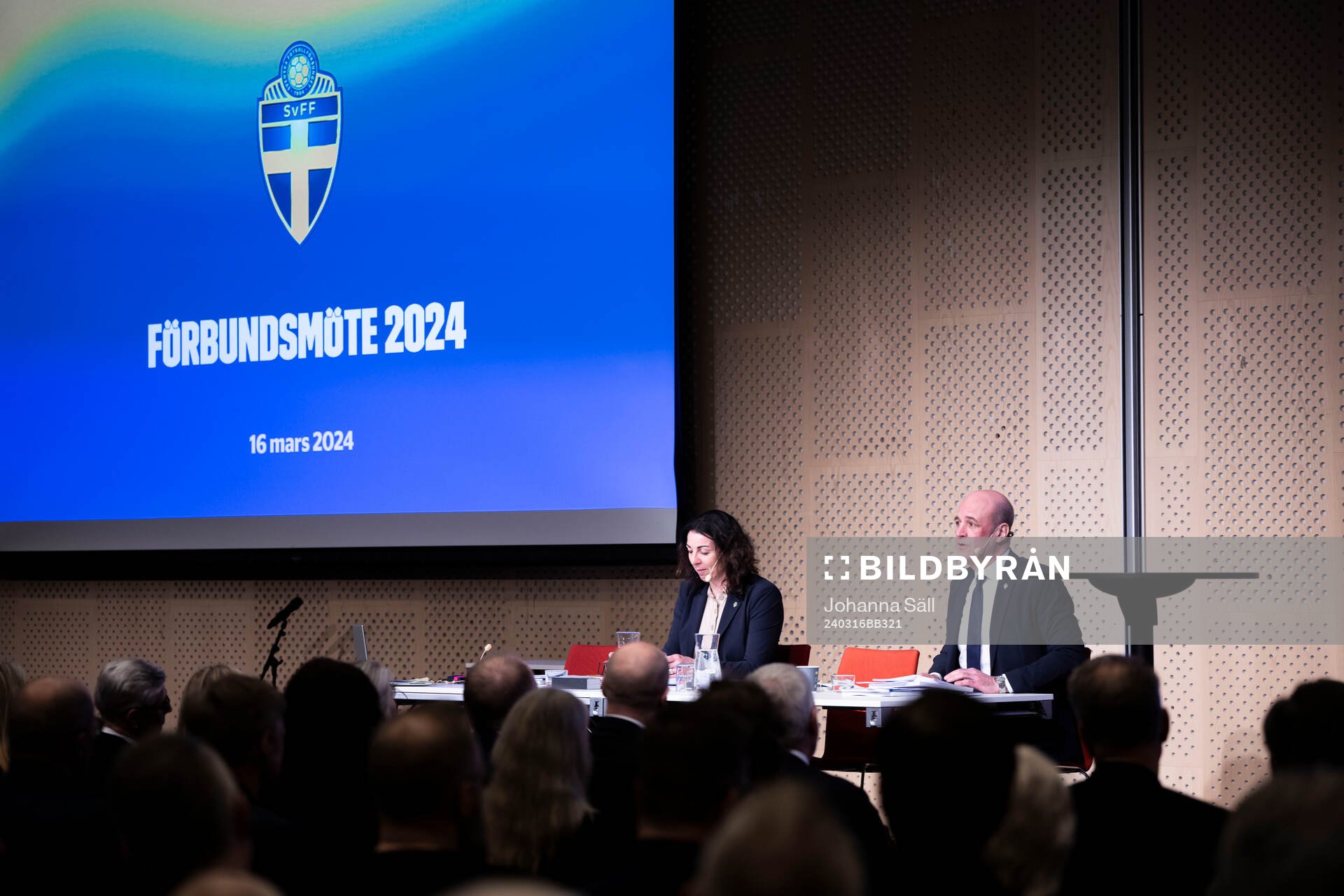 Andrea Möllerberg, generalsekreterare, och Fredrik
