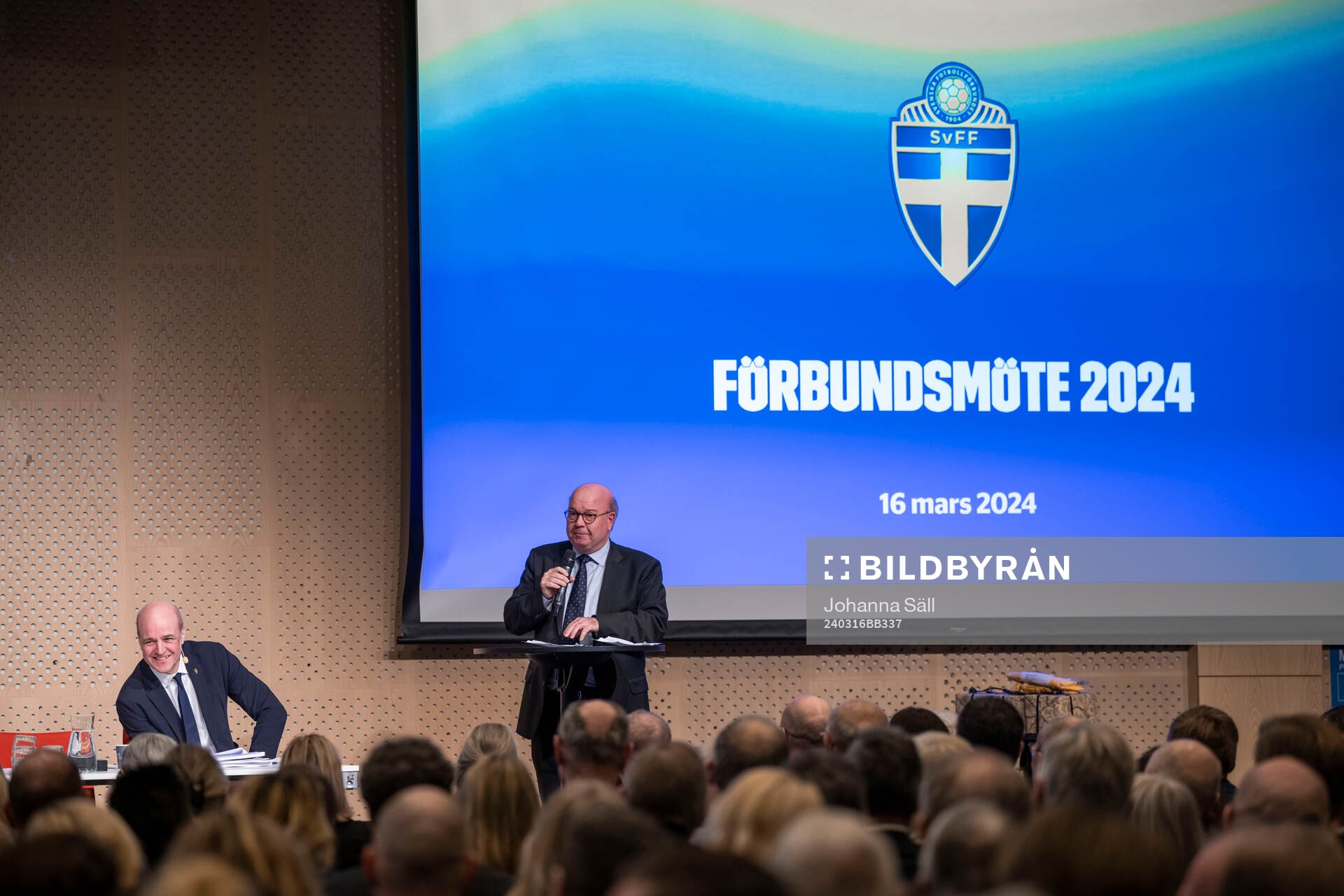 Fredrik Reinfeldt, ordförande, och Jesper Møller