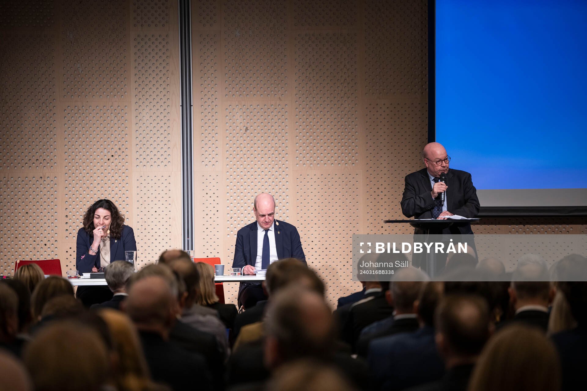 Andrea Möllerberg, generalsekreterare, Fredrik Reinfeldt,