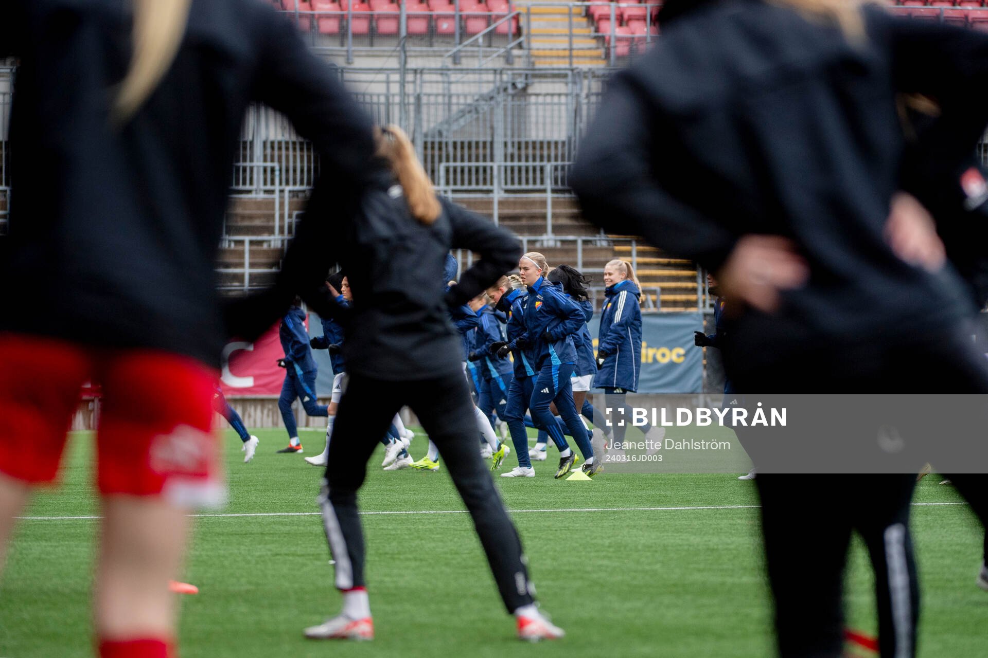 Djurgården värmer upp