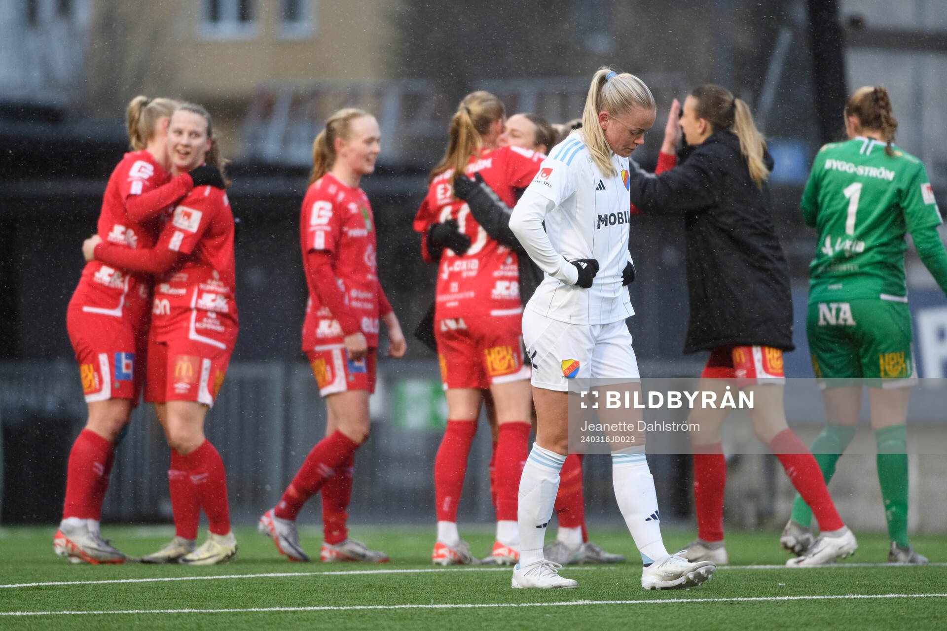 Djurgårdens Zara Jönsson deppar