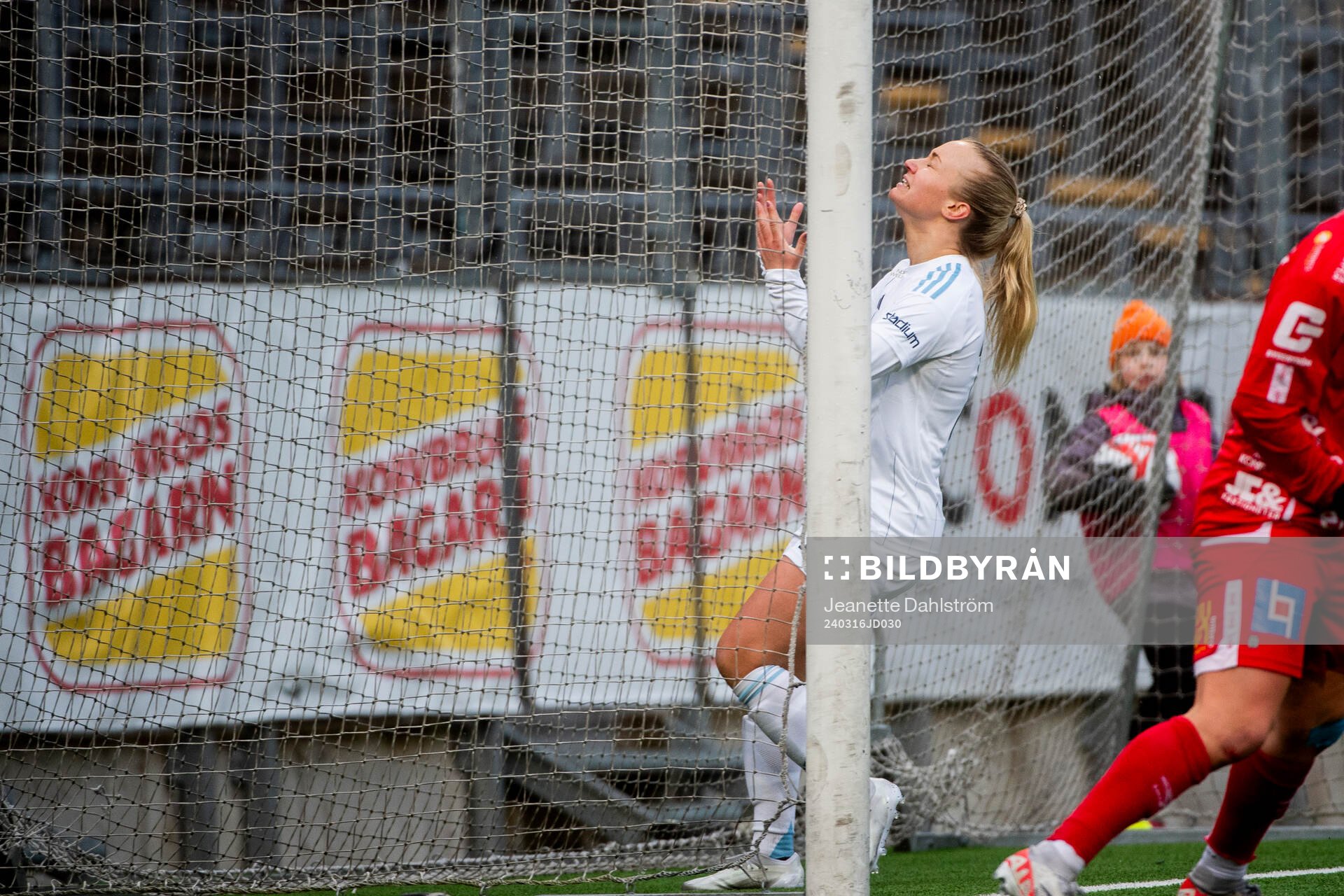 Djurgårdens Tove Almqvist deppar