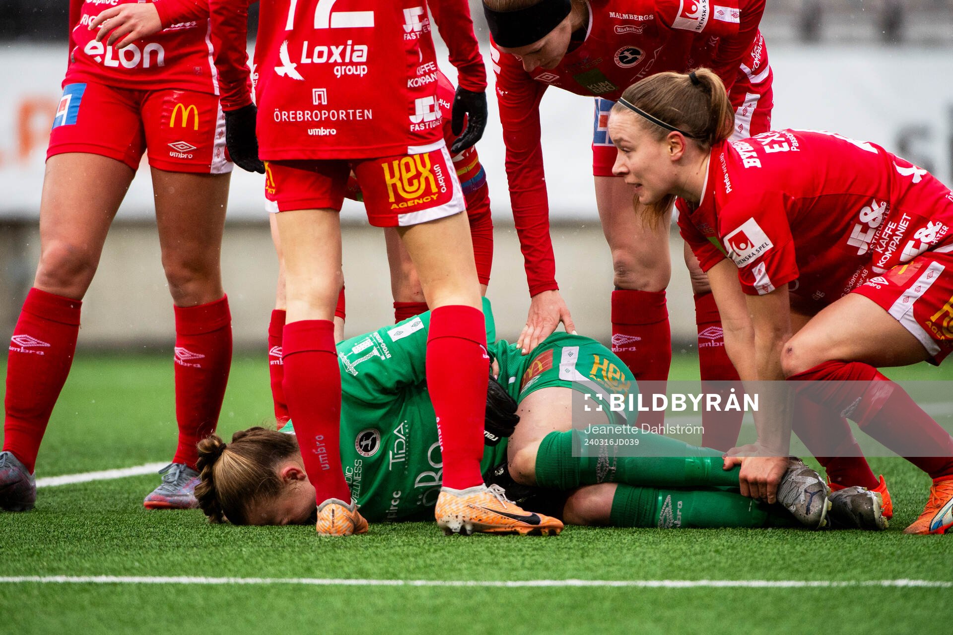 Örebros målvakt Clara Ekstrand