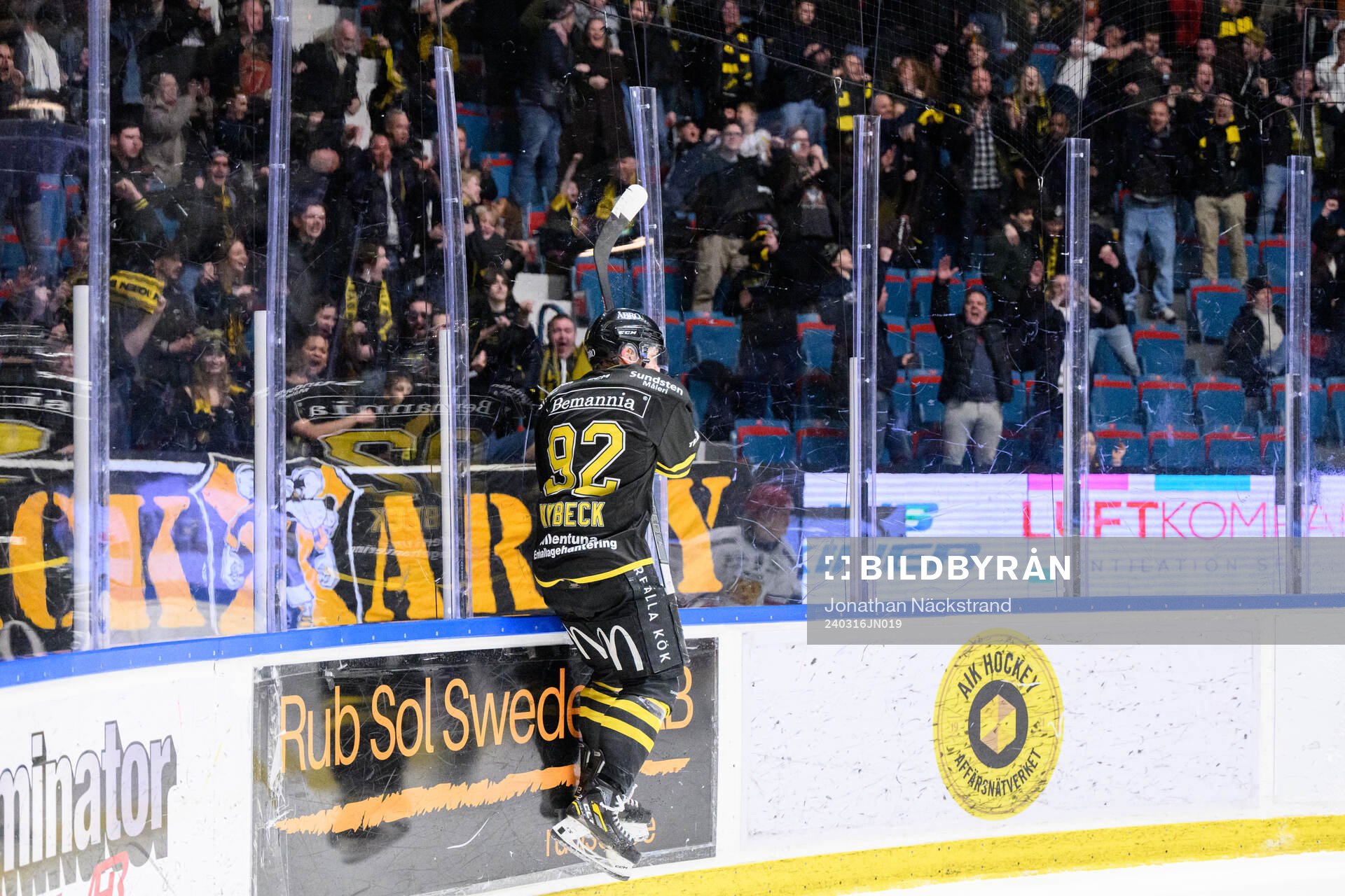 AIKs Zion Nybeck jublar