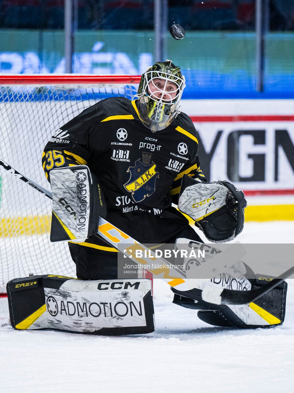 AIKs målvakt Antoine Bibeau