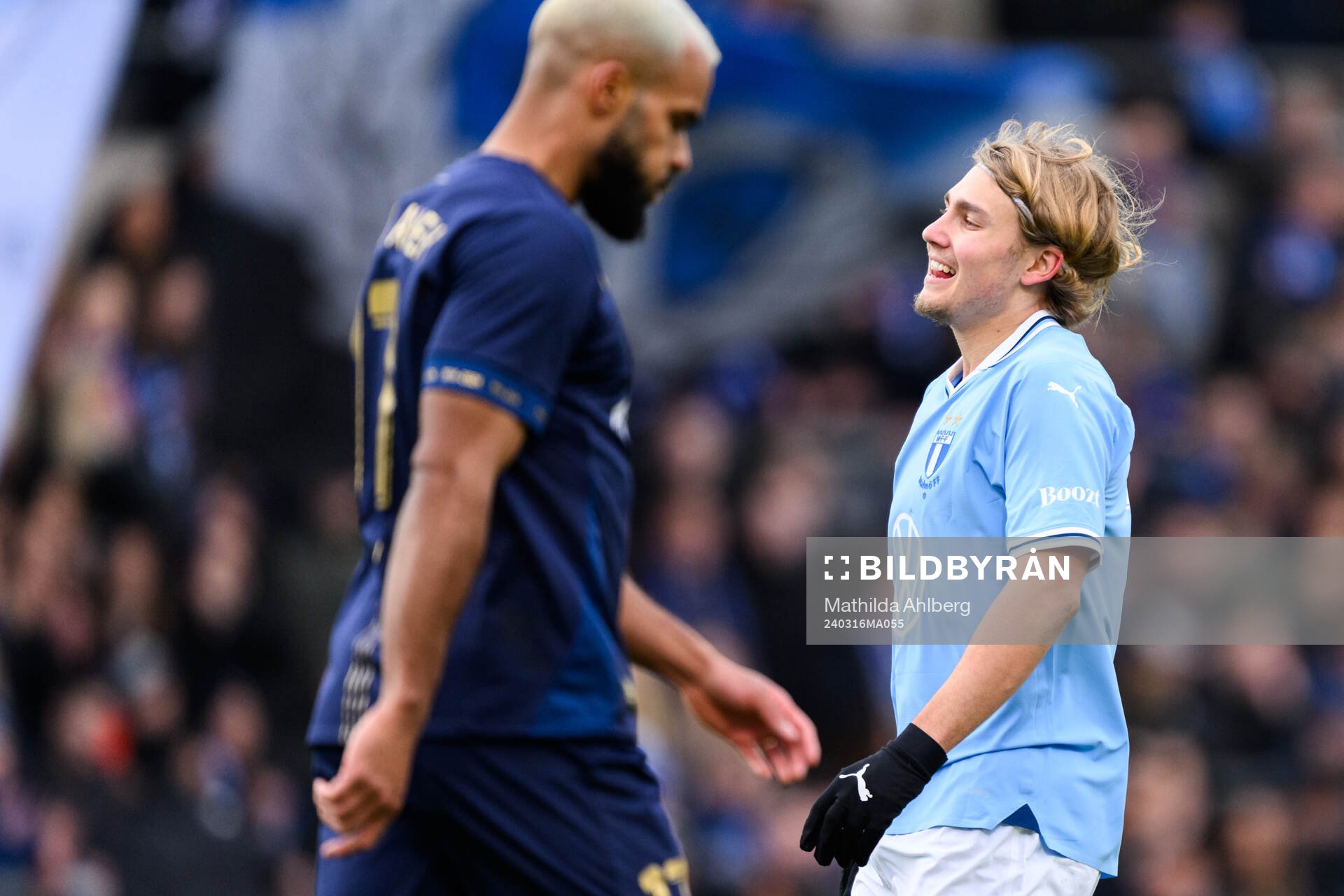 Malmö FFs Sebastian Nanasi deppar