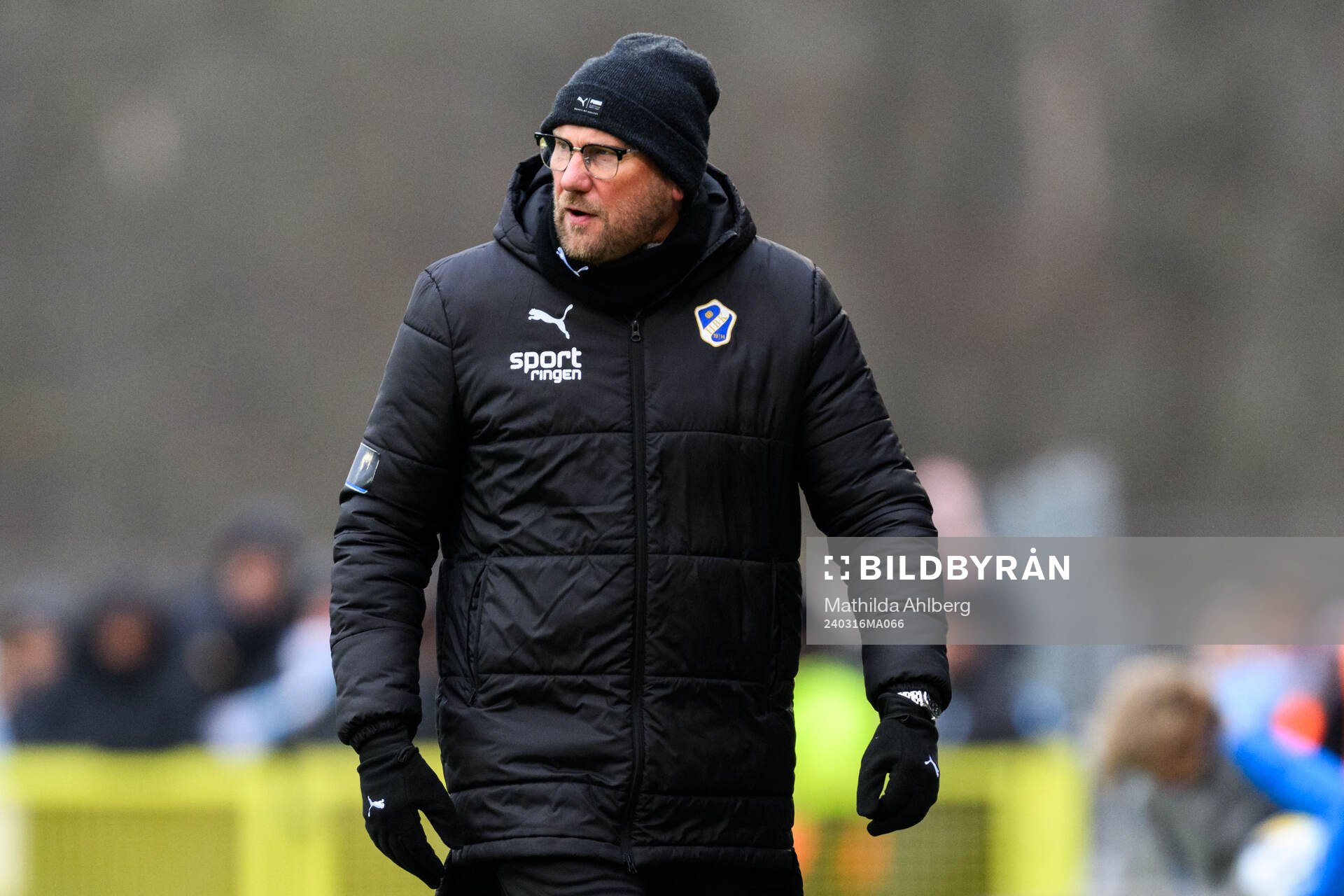 Halmstads tränare Magnus Haglund