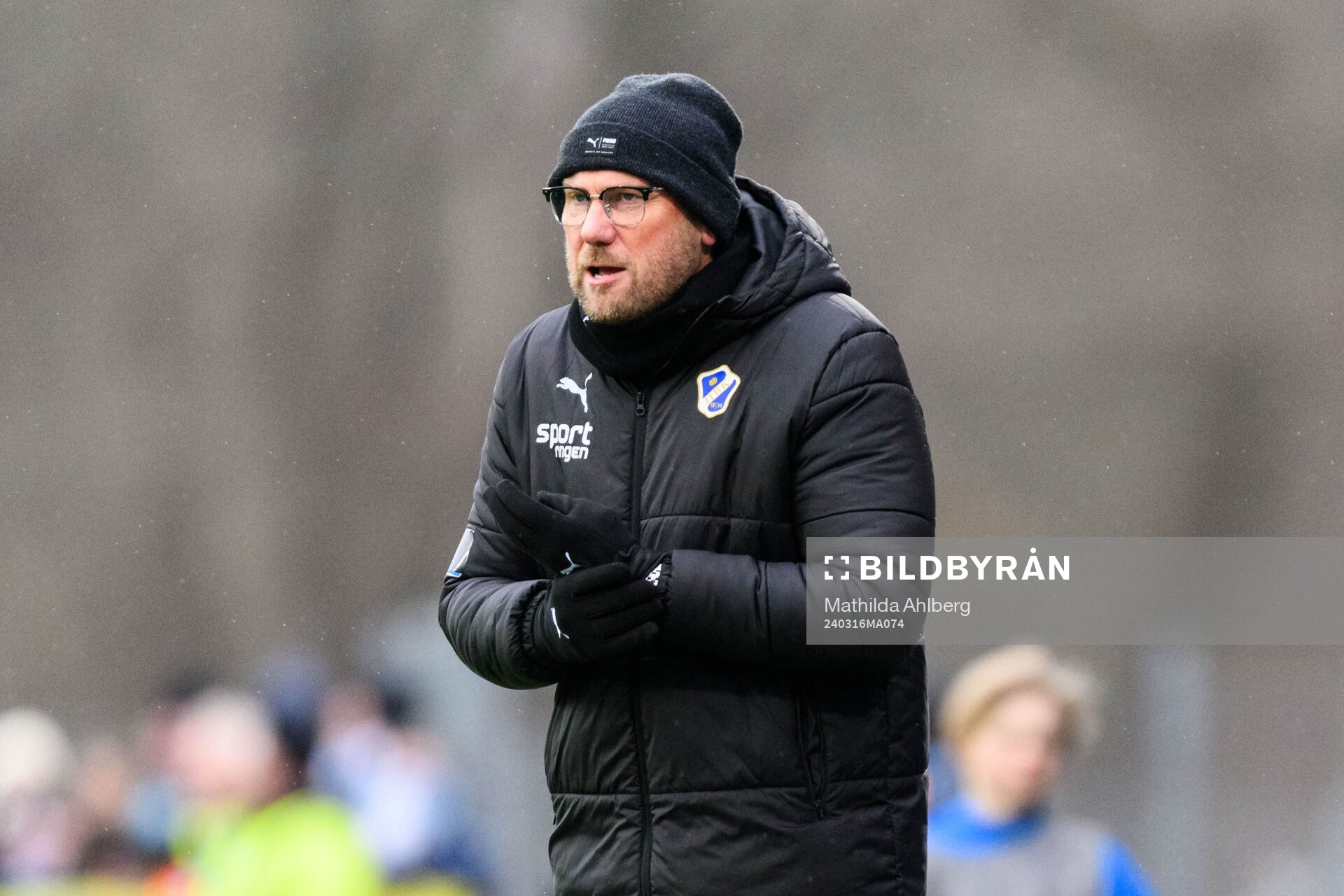 Halmstads tränare Magnus Haglund