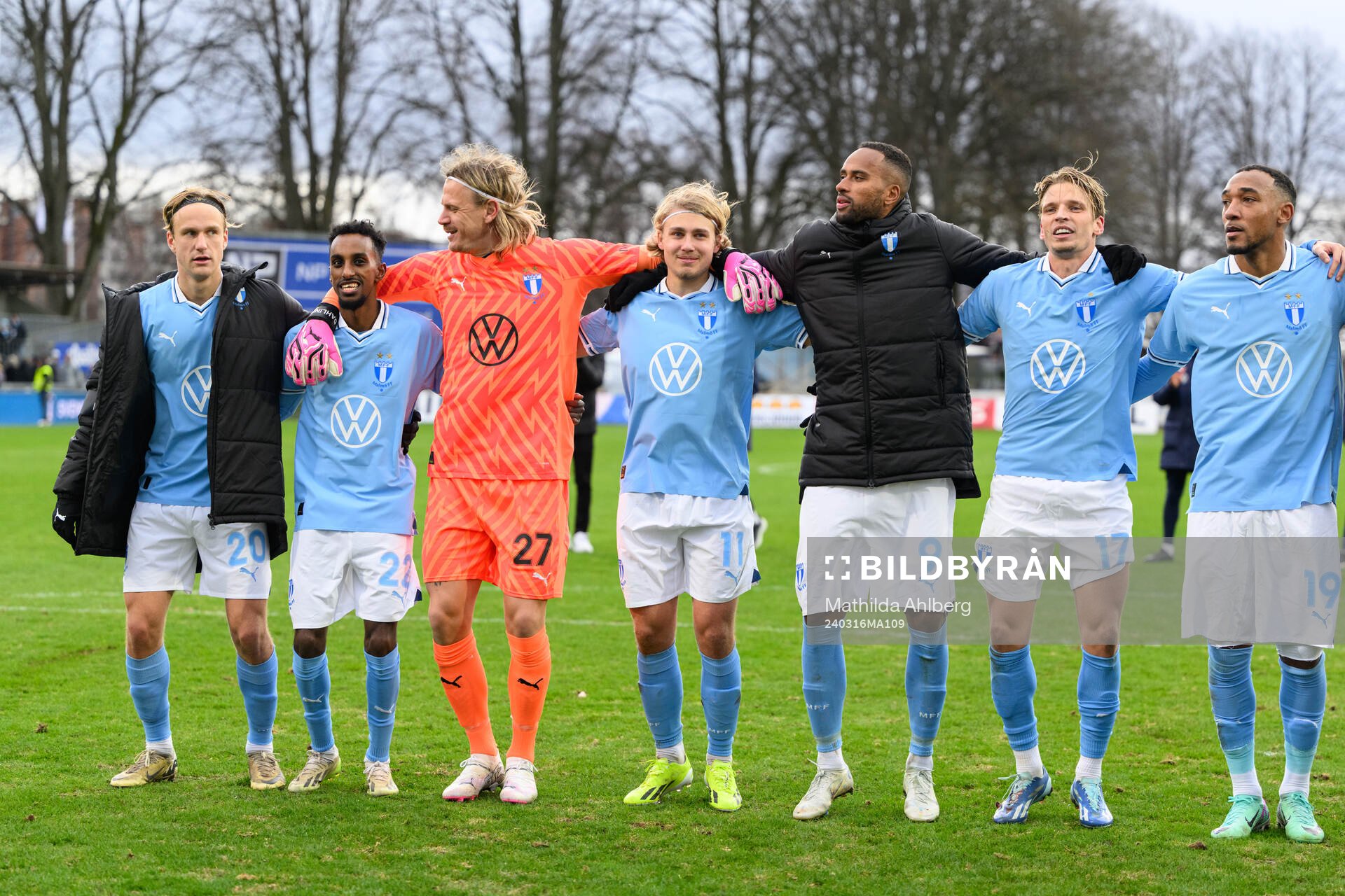 Malmö FFs spelare jublar