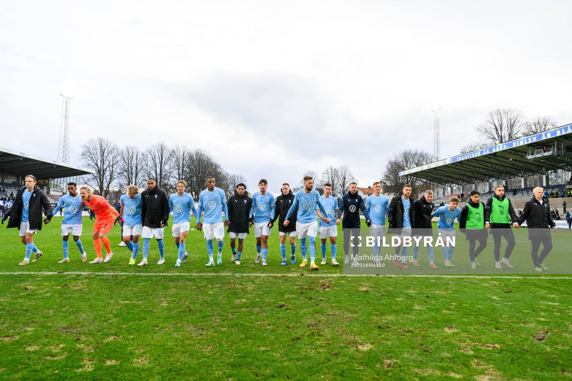 Malmö FFs spelare jublar