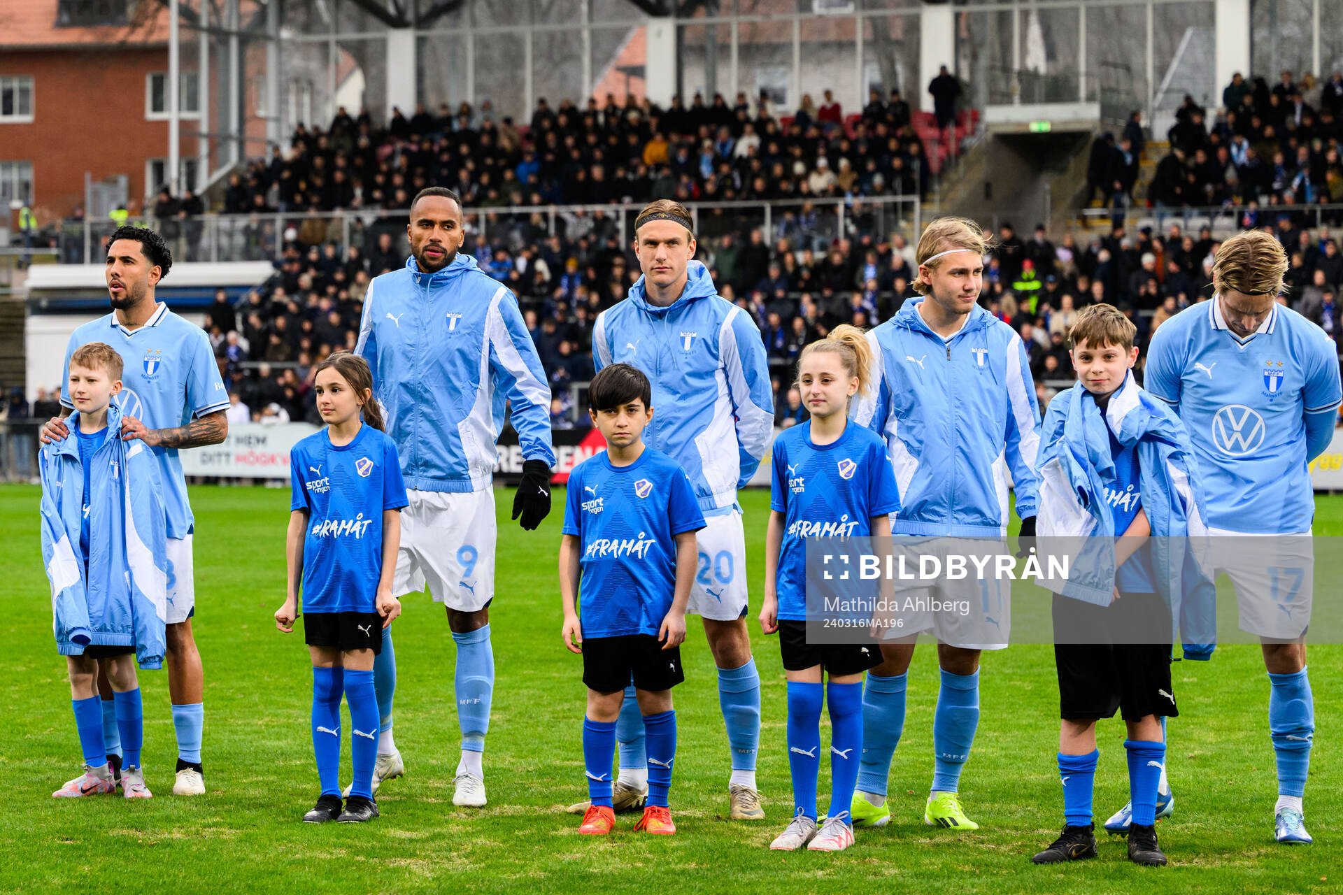 Malmö FFs Sergio Pena, Isaac Kiese Thelin, Erik Botheim,