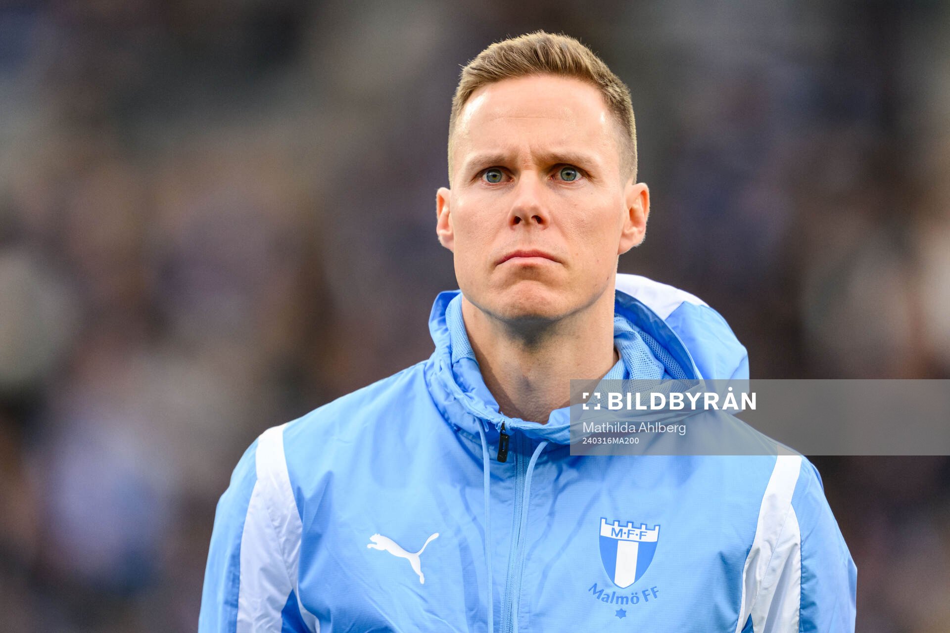 Malmö FFs Niklas Moisander vid lineup