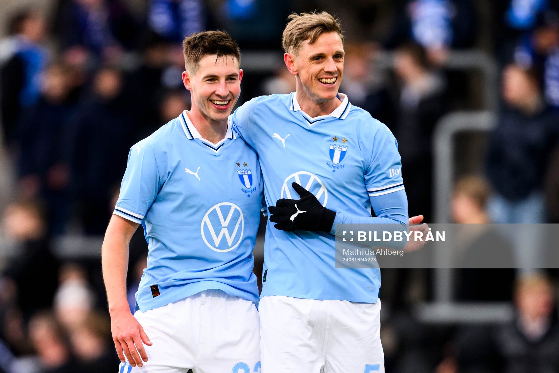 Malmö FFs Lasse Berg Johnsen och Søren Rieks