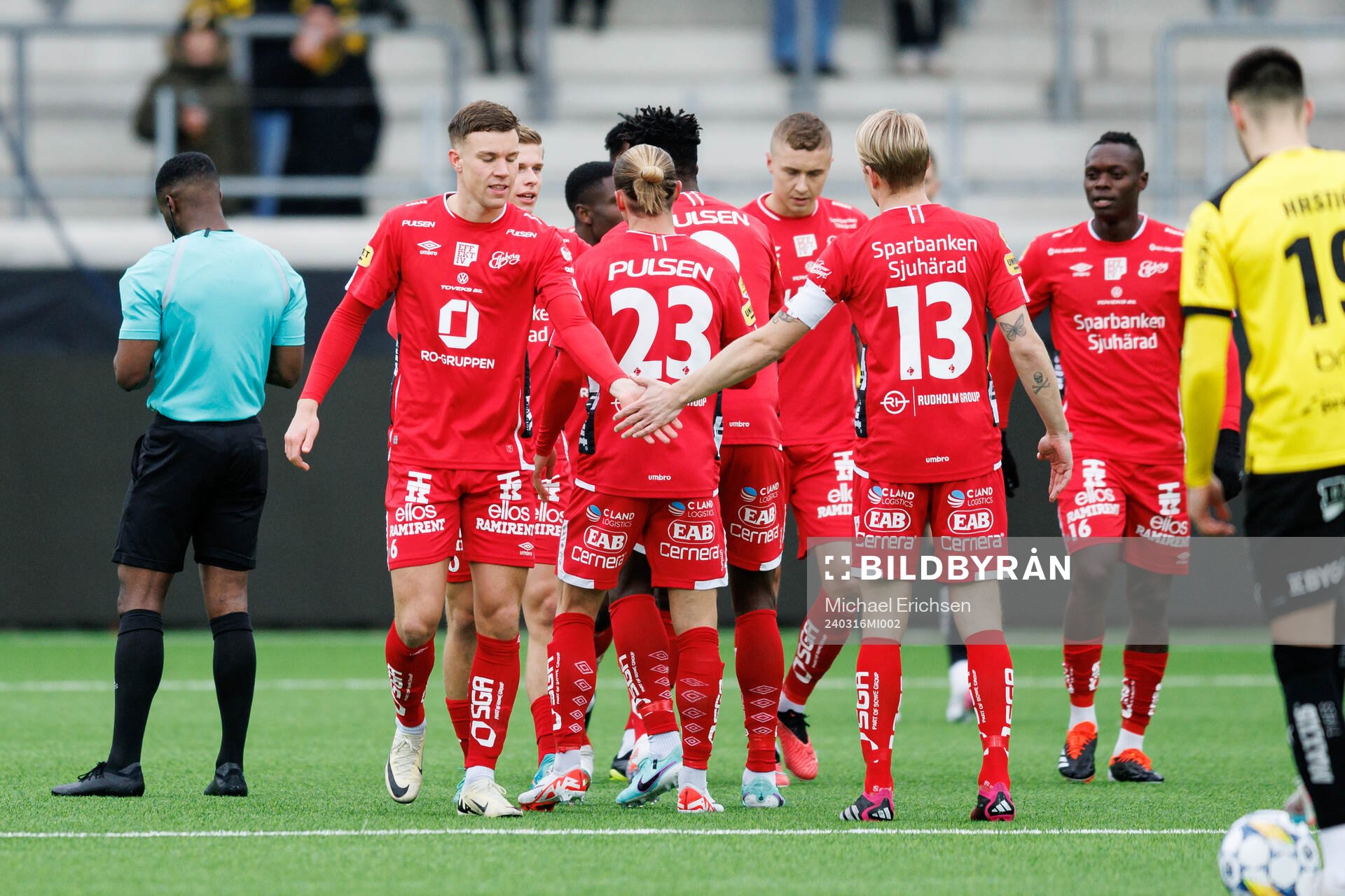 Elfsborgs spelare jublar