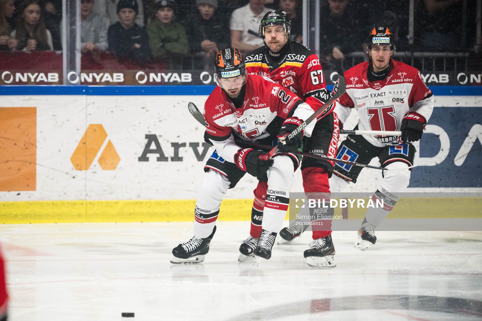 Örebros Rasmus Rissanen och Luleås Linus Omark