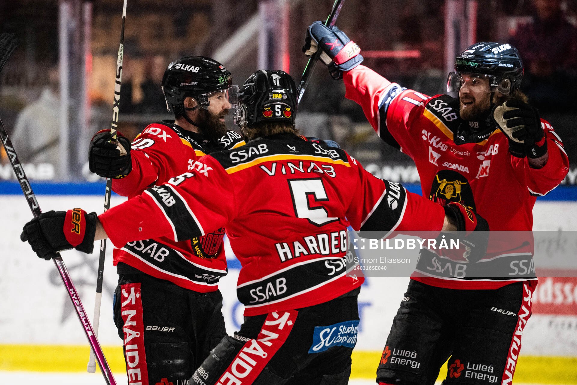 Luleås Jack Connolly jublar