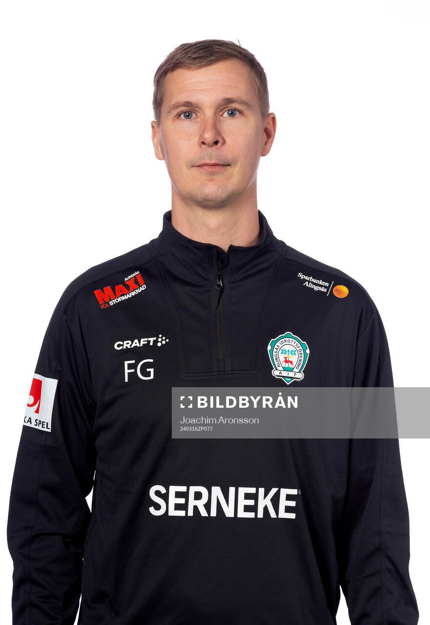 Alingsås assisterande tränare Fredrik Gustafsson