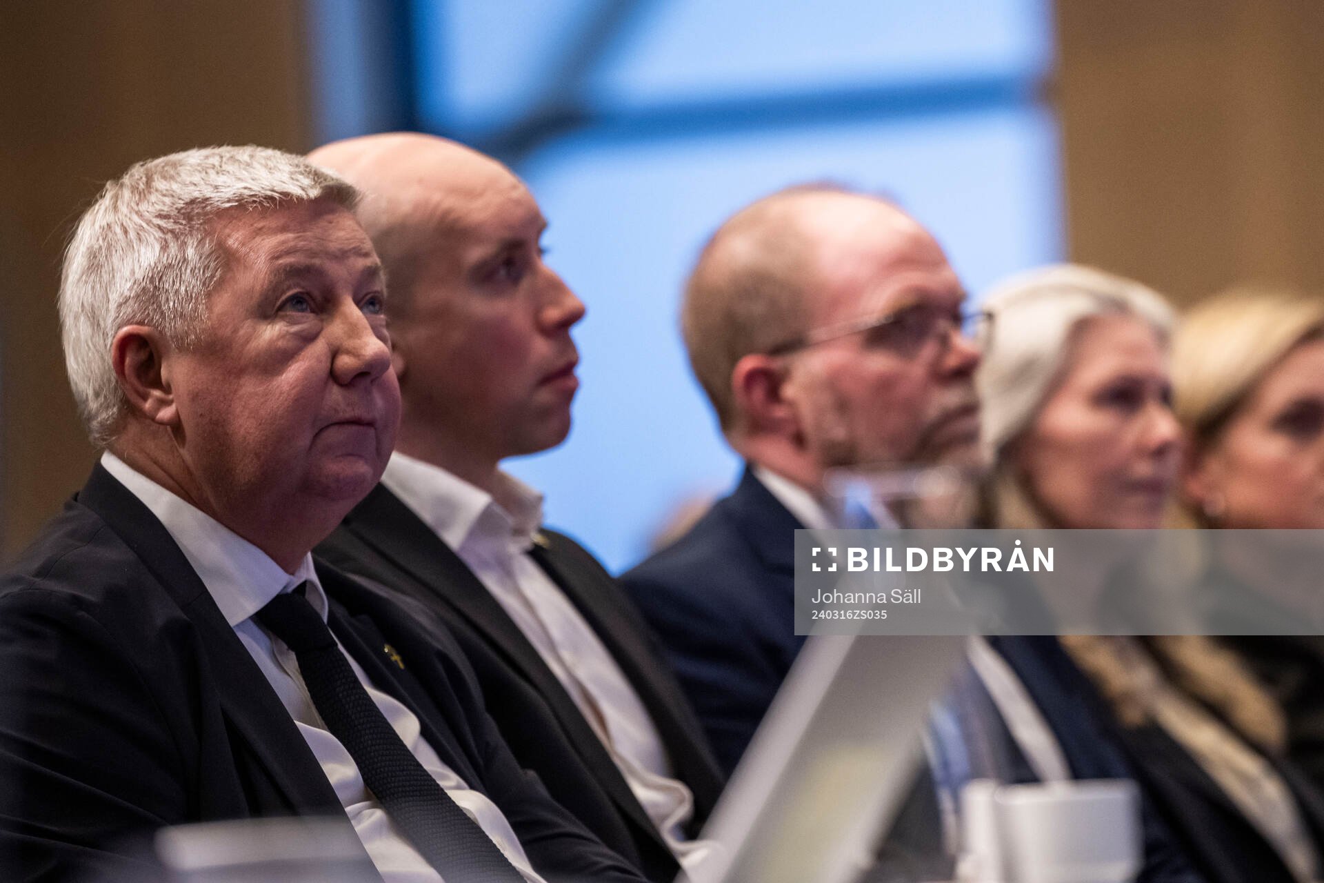 Bert Andersson, förbundsstyrelsen, under Svenska Fotbollförbundets årsmöte den 16 mars 2024 i Stockholm. 