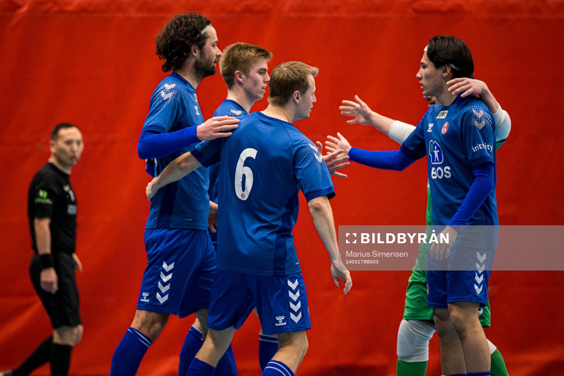 Lars Røttingsnes of KFUM celebrates