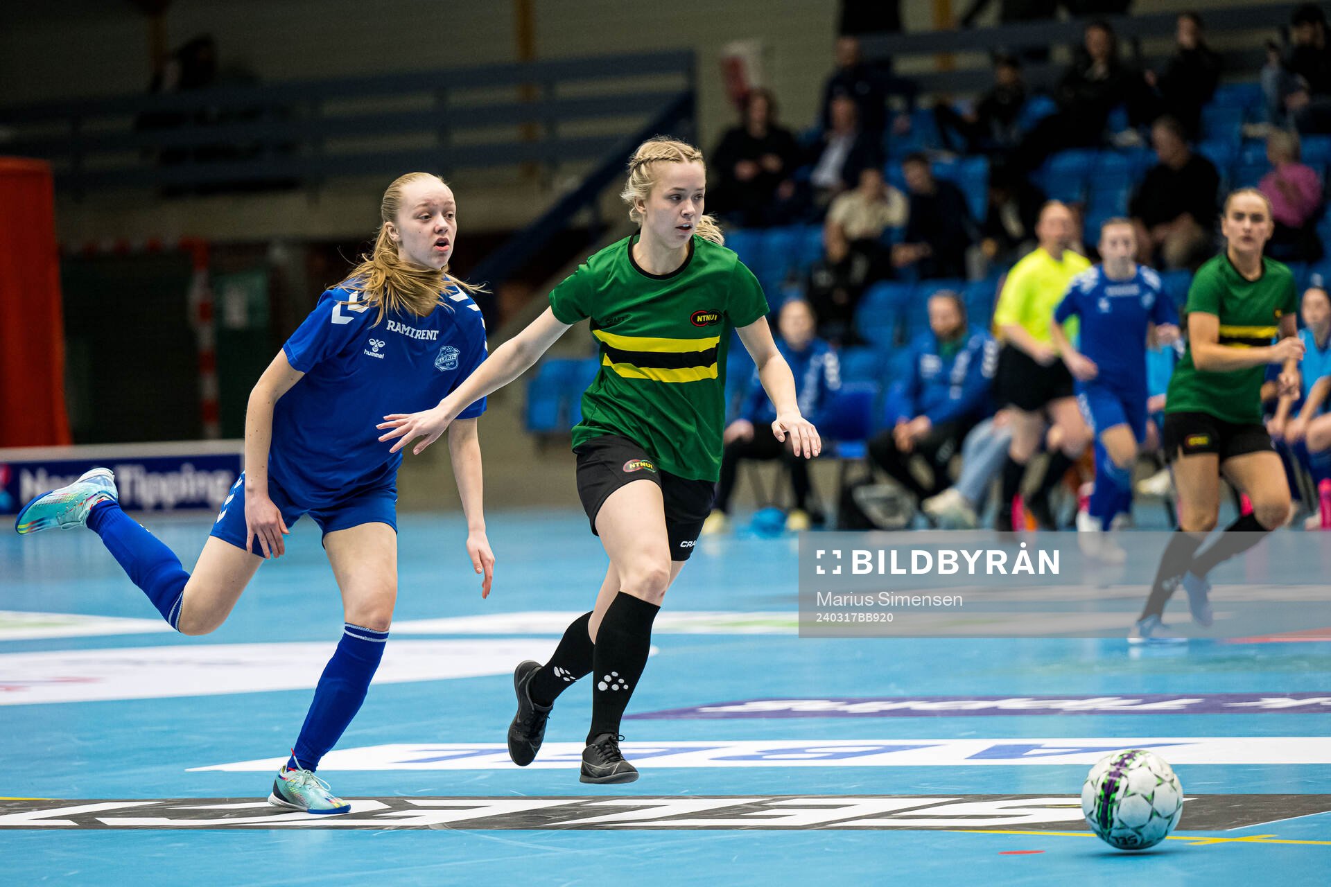 Cornelia Nordtug Knudsen of Tiller and Lea Dahle of NTNUI