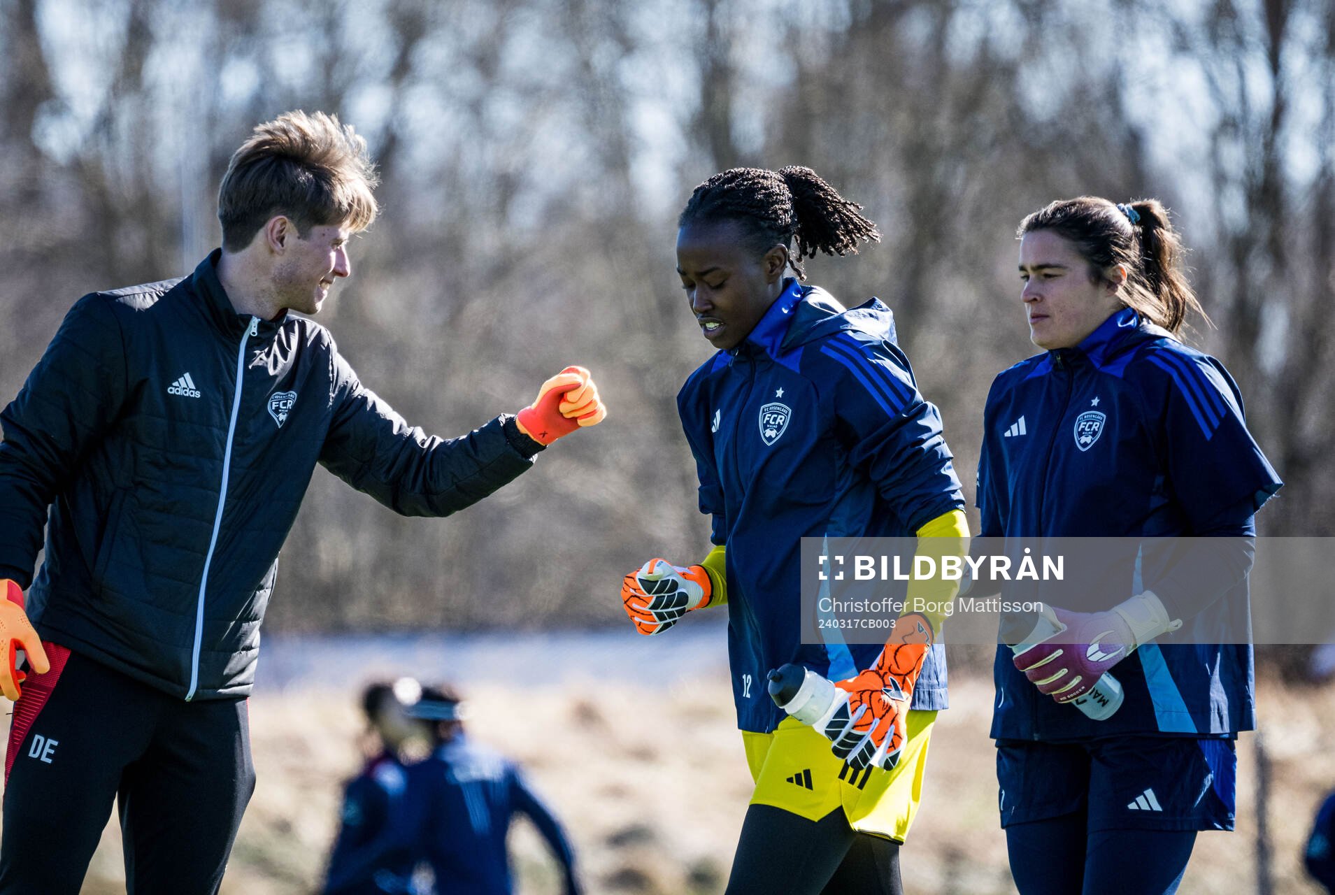 FC Rosengårds målvakt Angel Mukasa och målvakt Eartha