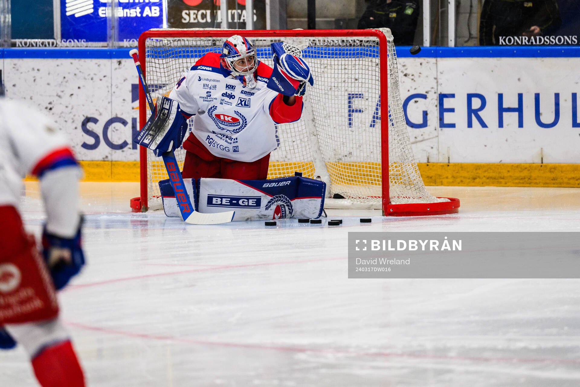Oskarshamns målvakt Marek Langhamer