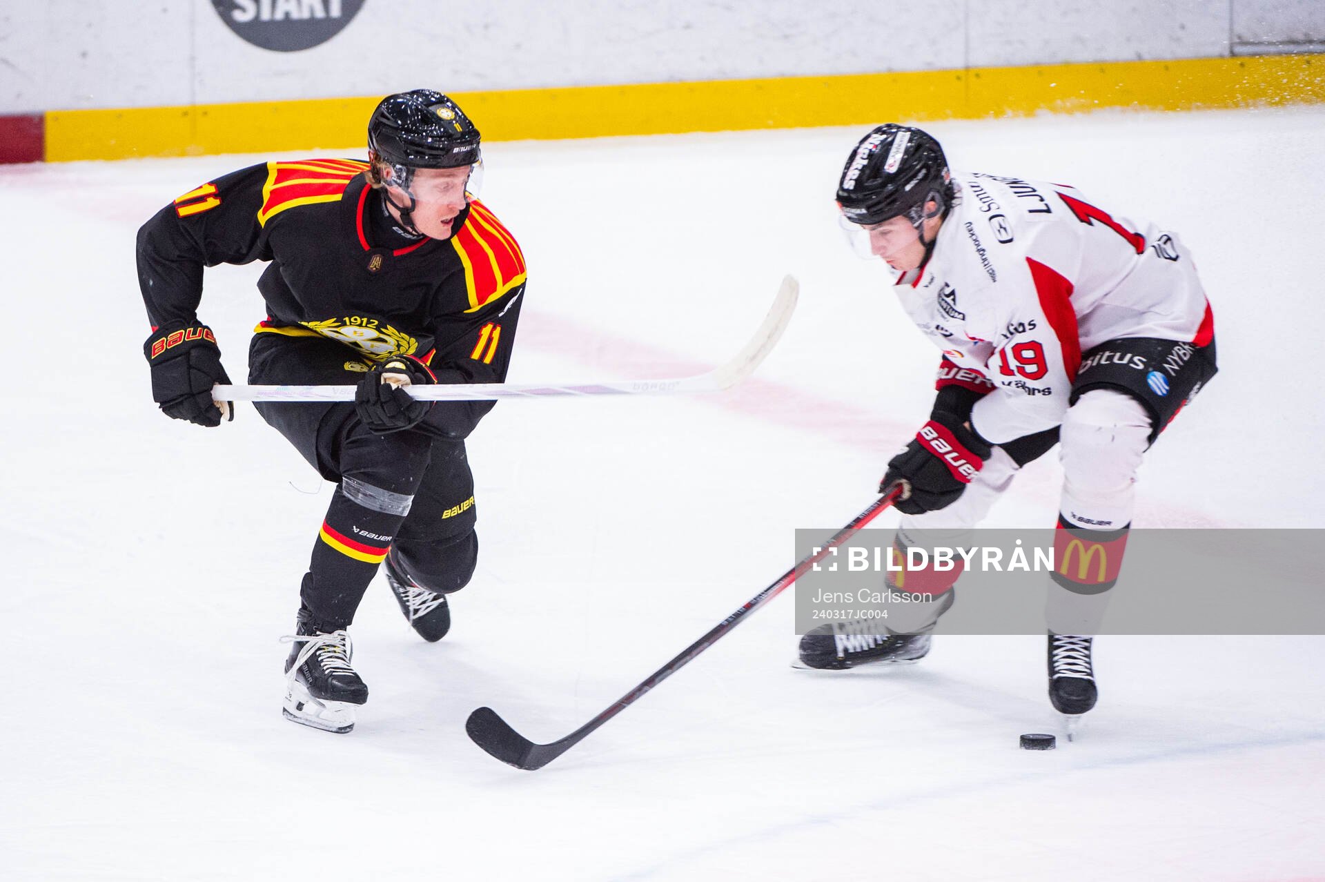 Brynäs Oliver Tärnström och Nybros Daniel Ljungman