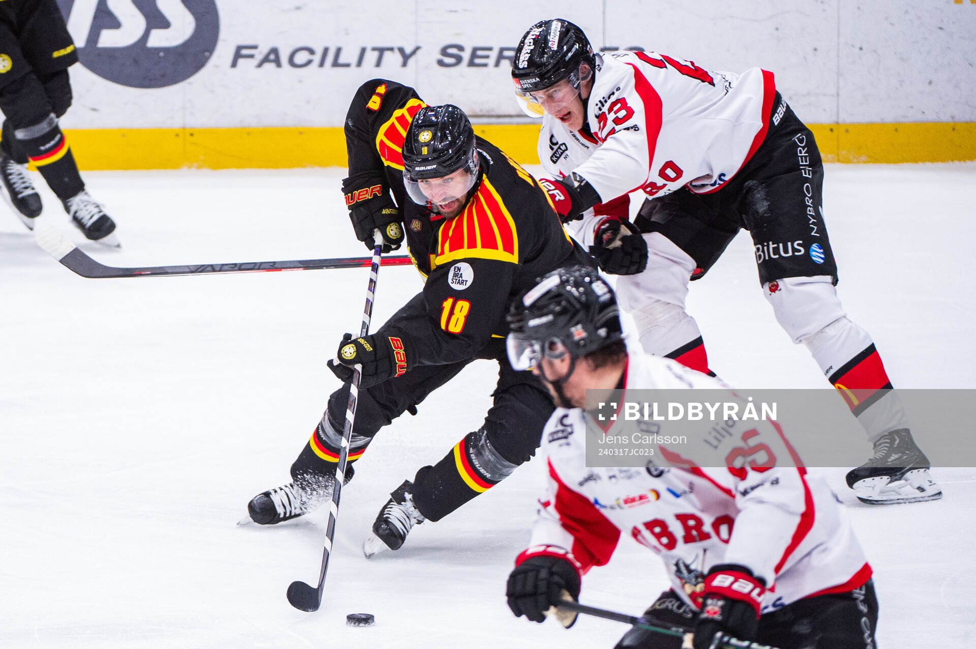 Brynäs Anton Rödin och Nybros Jacob Grönhagen