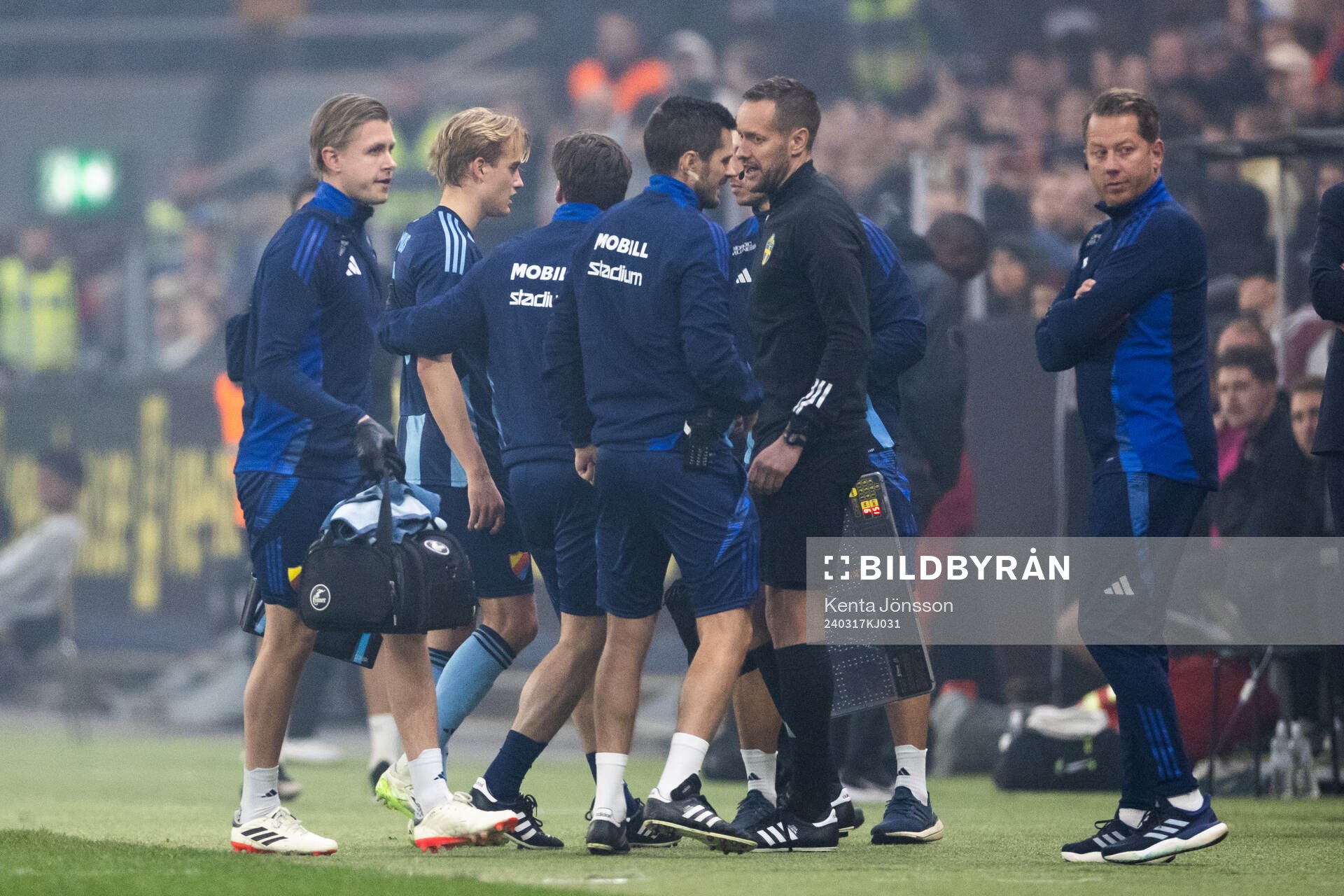Djurgårdens Oskar Fallenius med skada