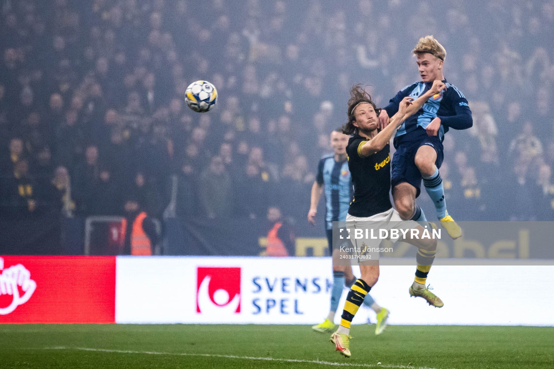 Djurgårdens Lucas Bergvall gör 0-1